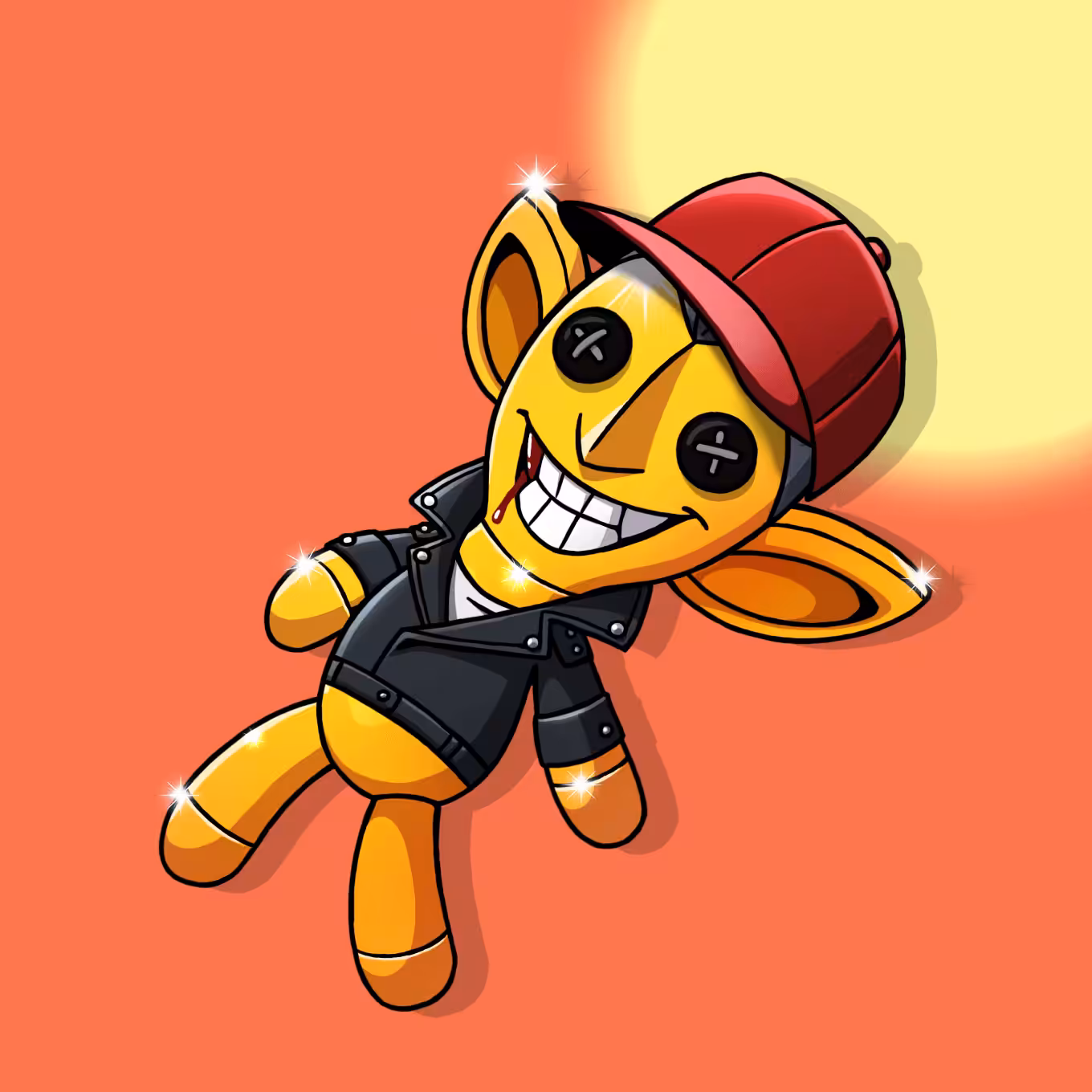 #3367 Sneaky Vampire Teddy