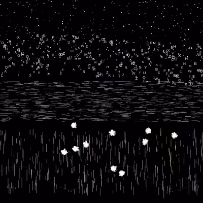 at night by the lake #3