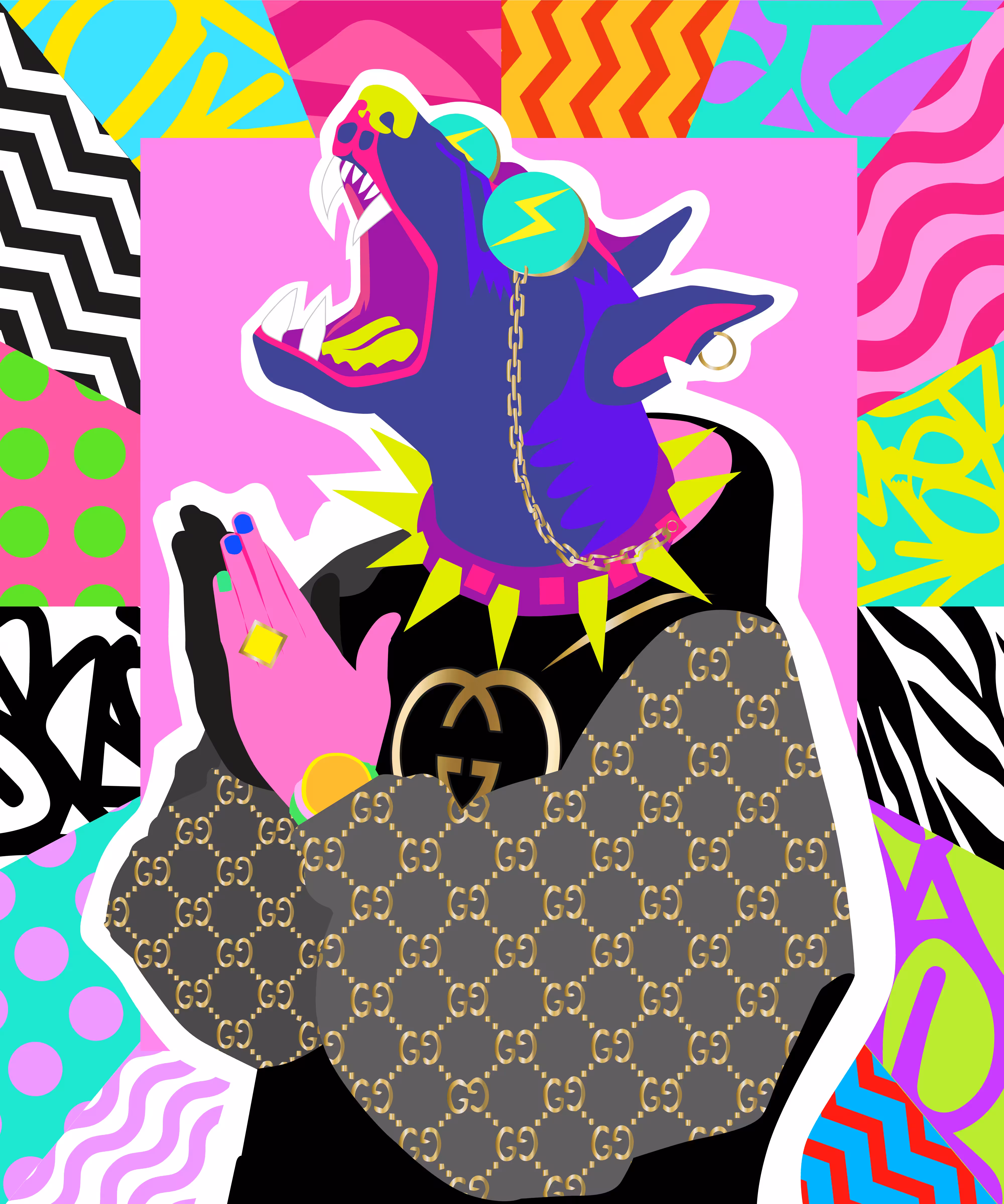 GUCCI DOG #2 of 3. limited edition. crypto