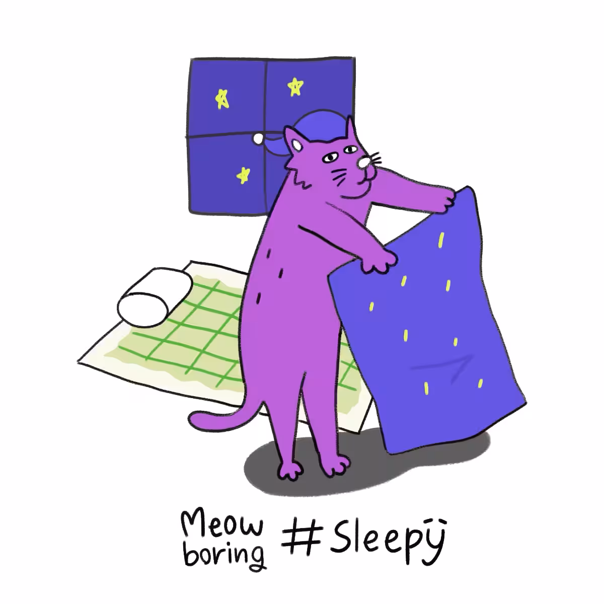 Meow boring # Sleepy
