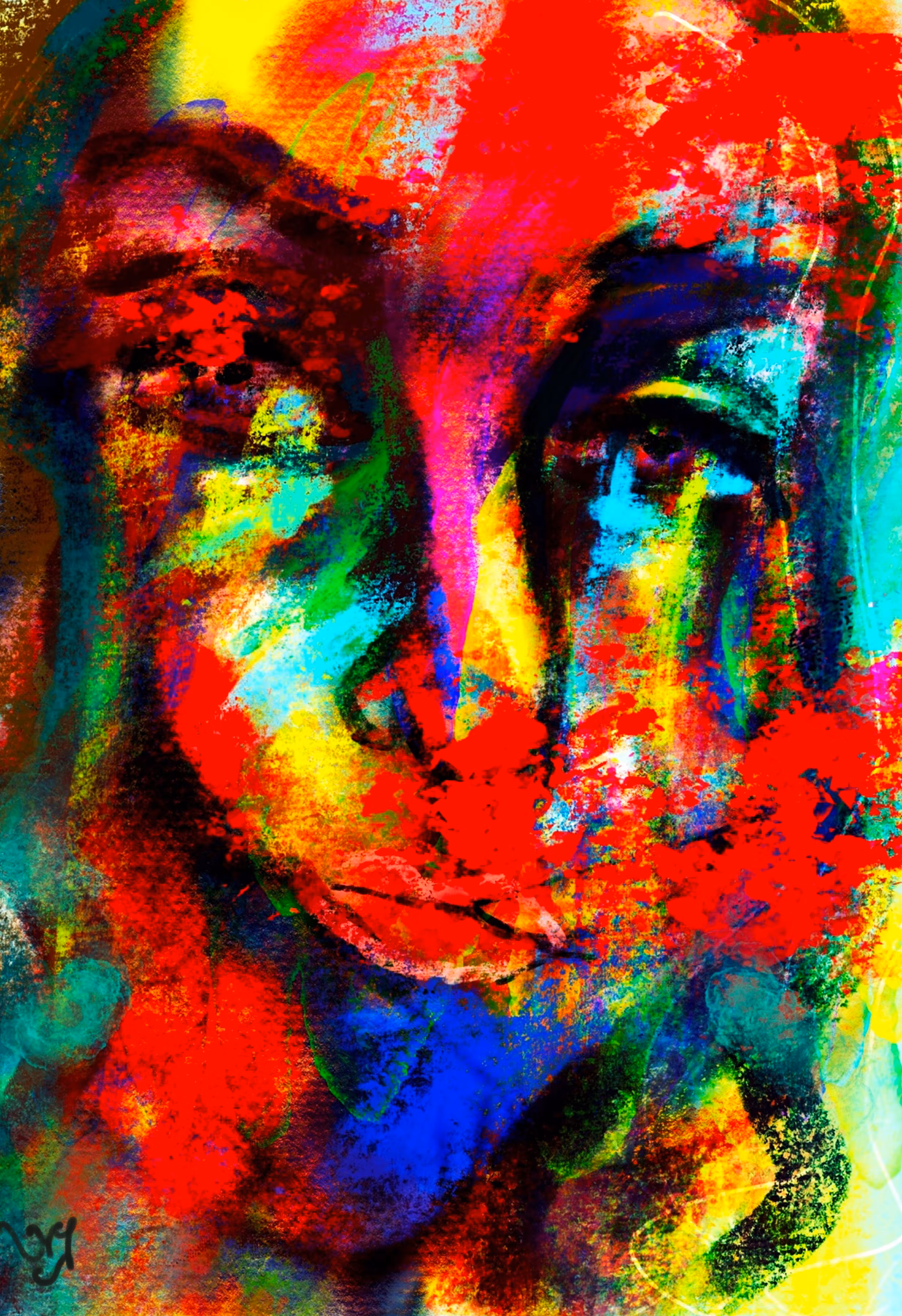 SADNESS IN A COLORFUL WORLD