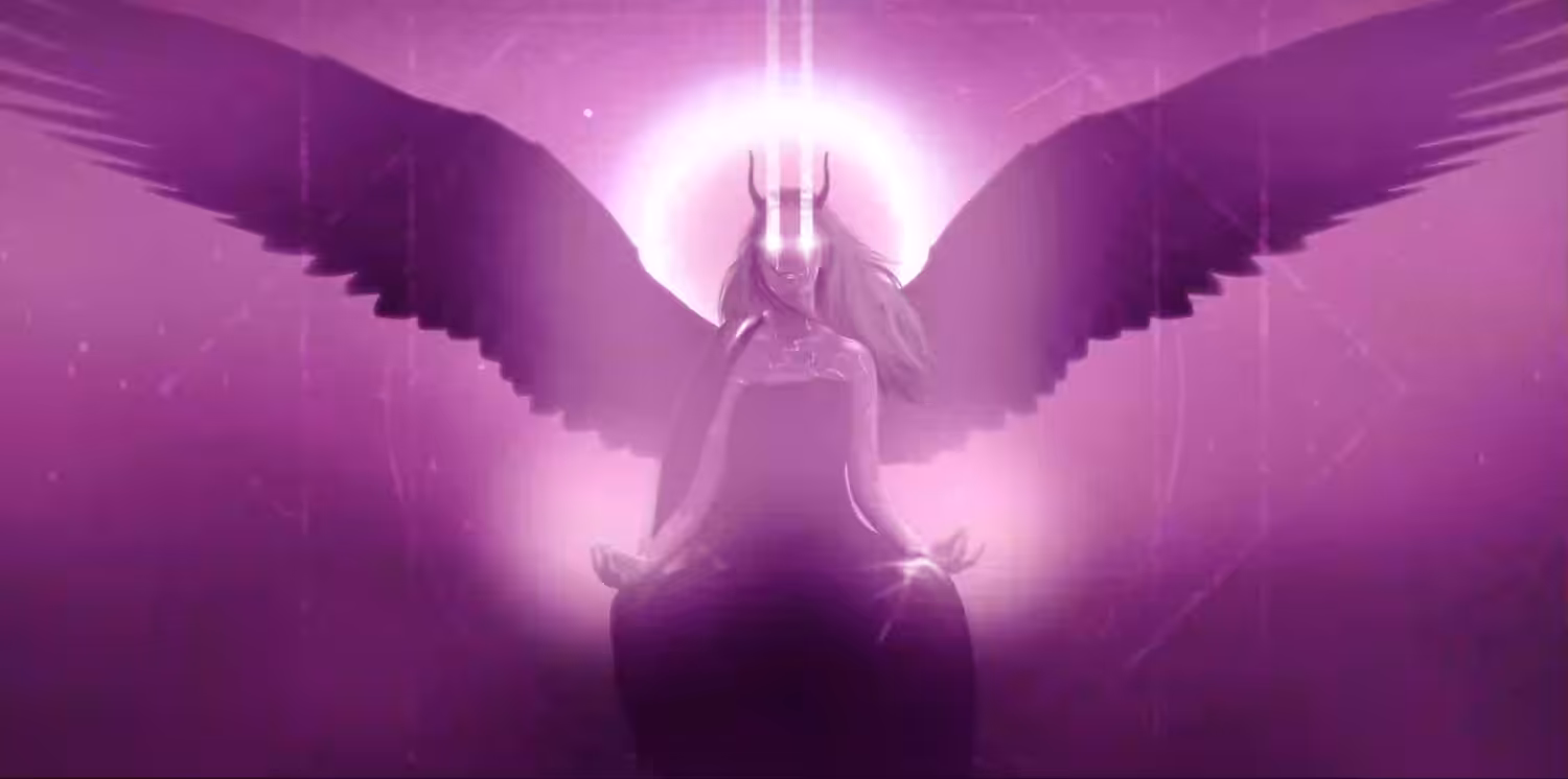 Light is born from darkness...