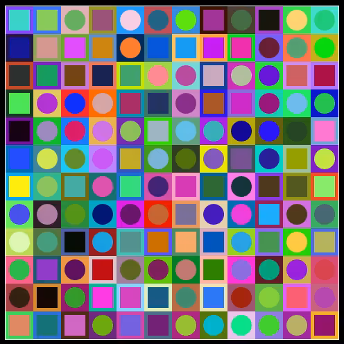 Square Dot Composition