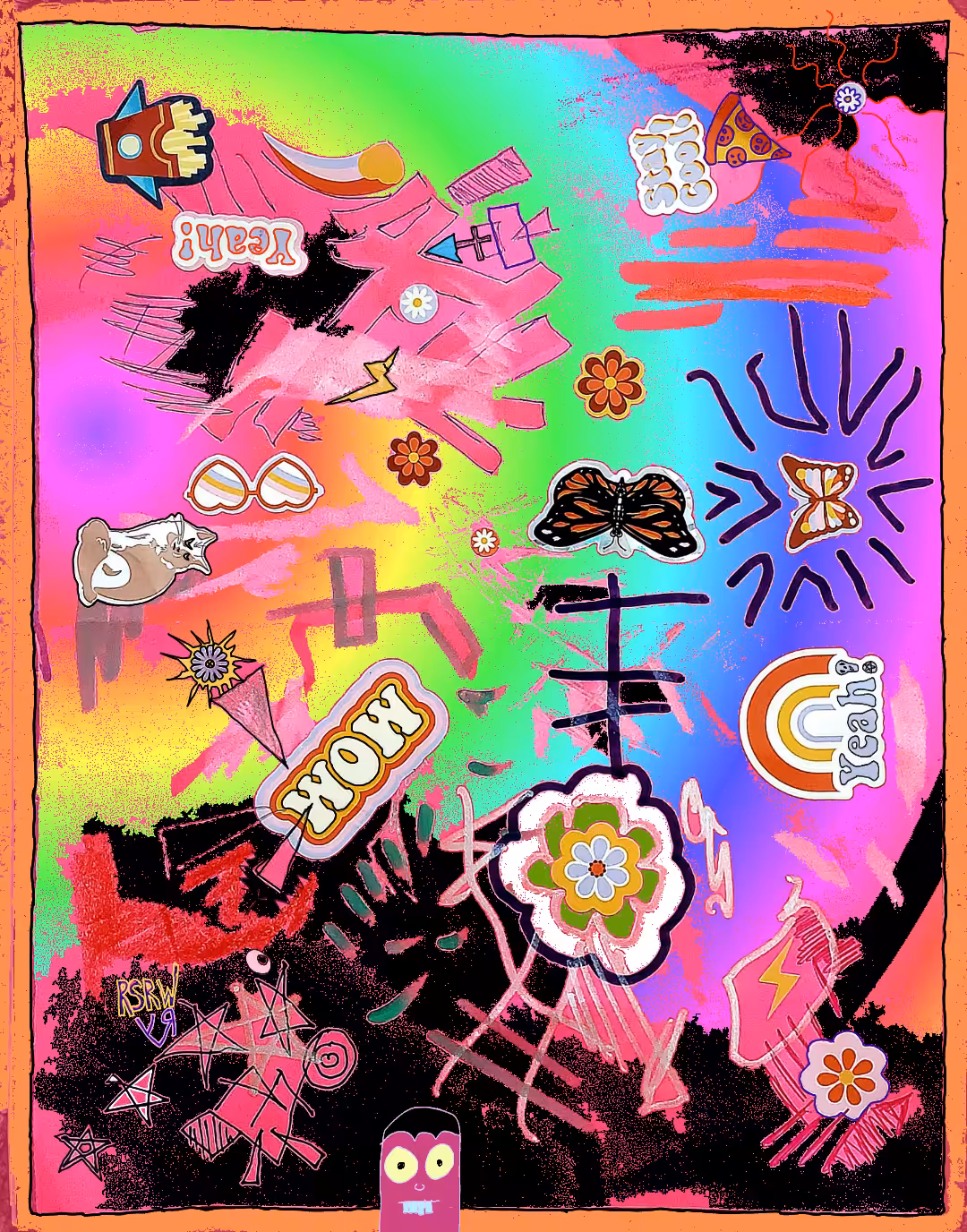 "Yeah Yeah Wow (Radioactive)" by Richard F. Yates (Holy Fool) & RSRW