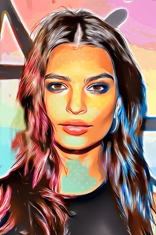 Famous Face Art: #7 Emily Ratajkowski