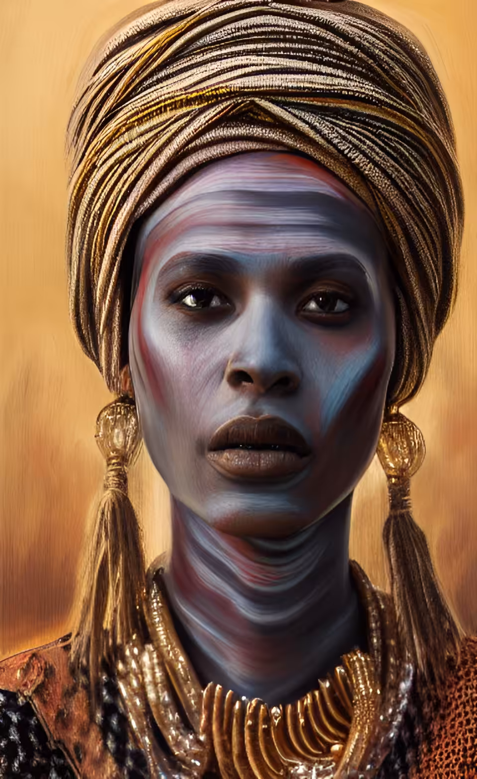 Ancient Paintings : Maza priestess 