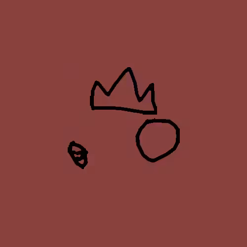 Basquiat Doodles: Basquiat #207