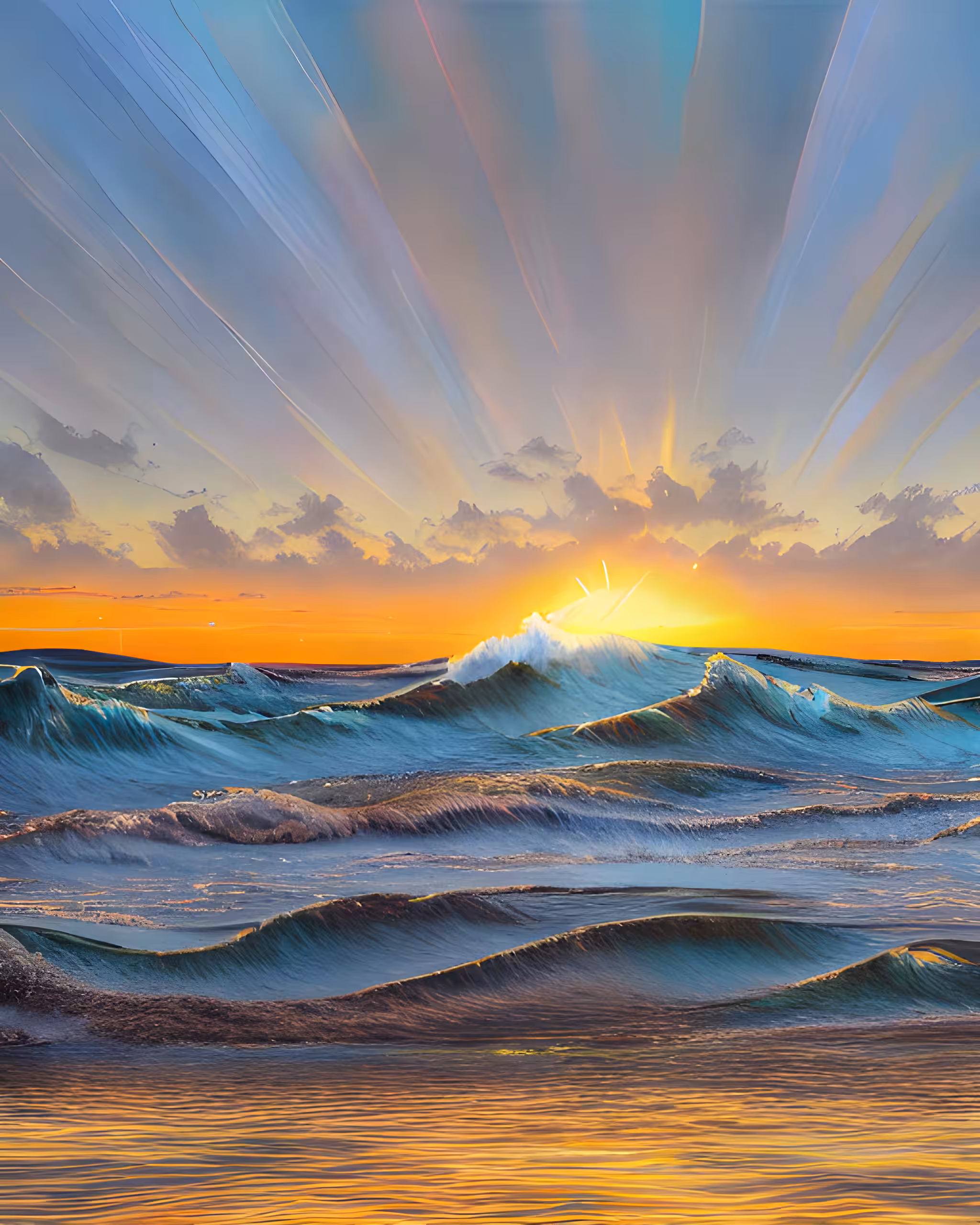 Sunrise waves
