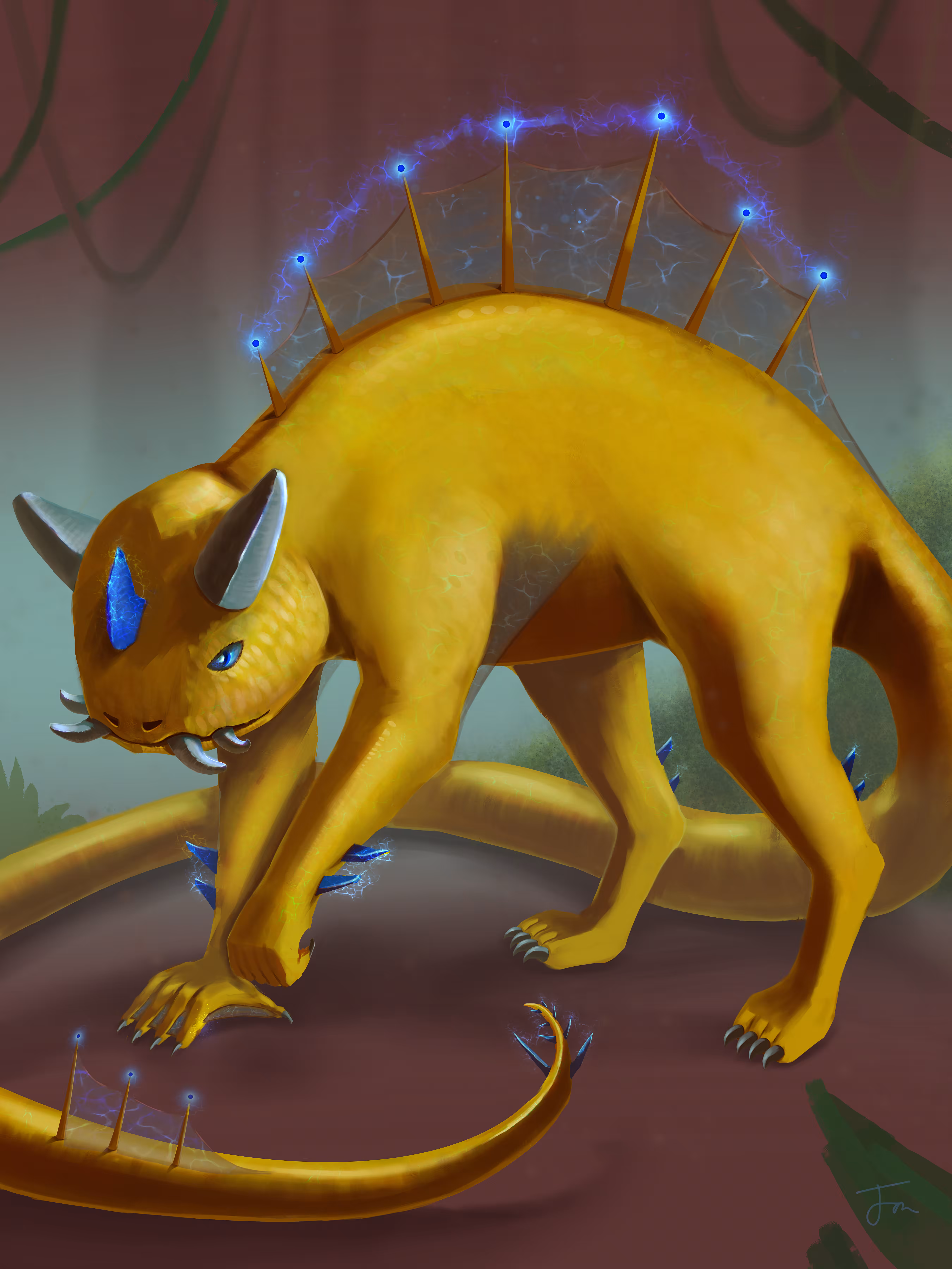 Yellow The Dragon