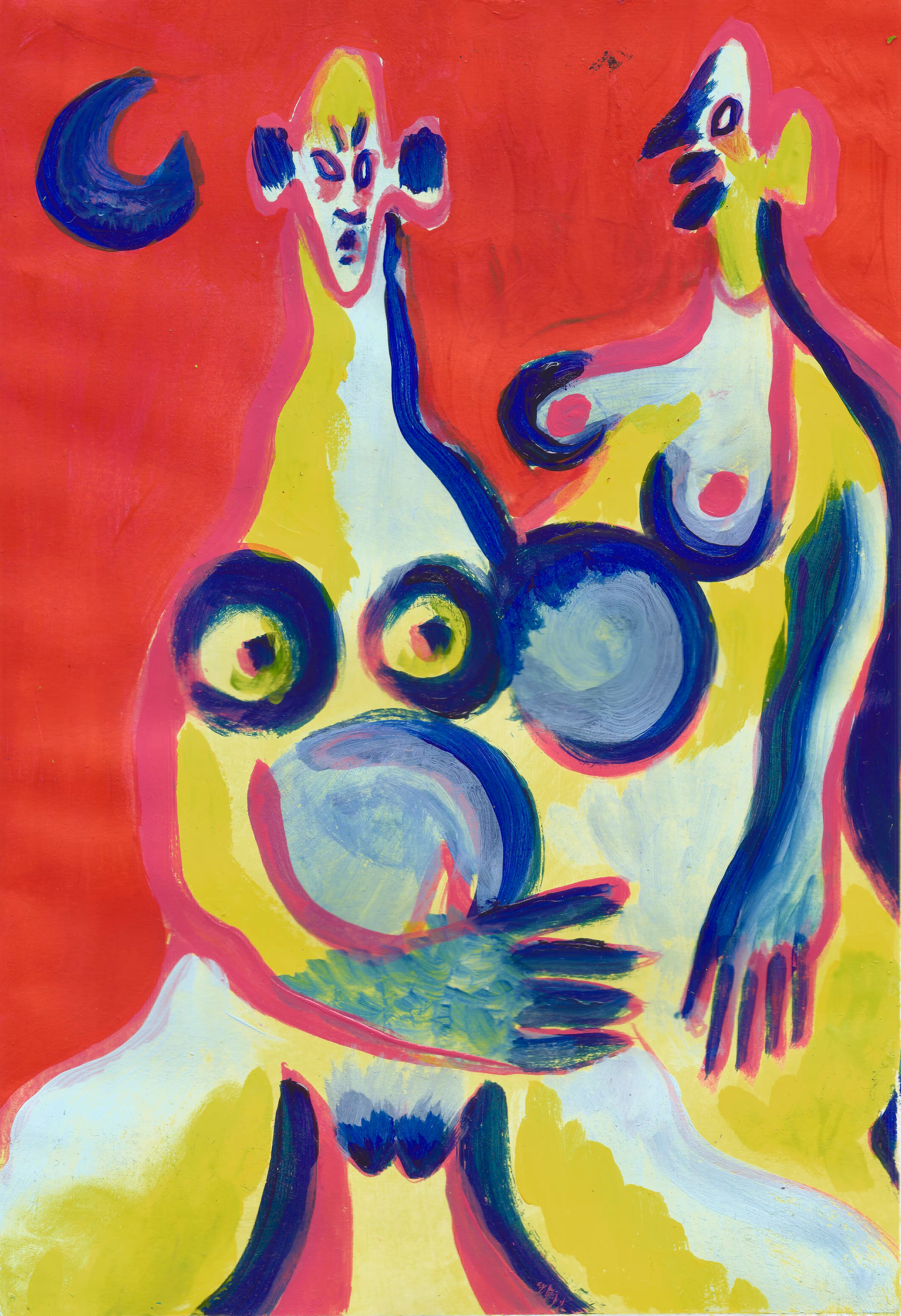 under the moon women think