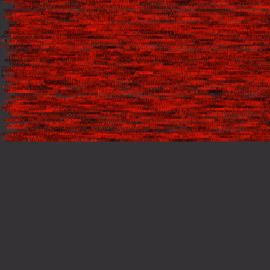 Painting by Random Hexadecimal Numbers #5