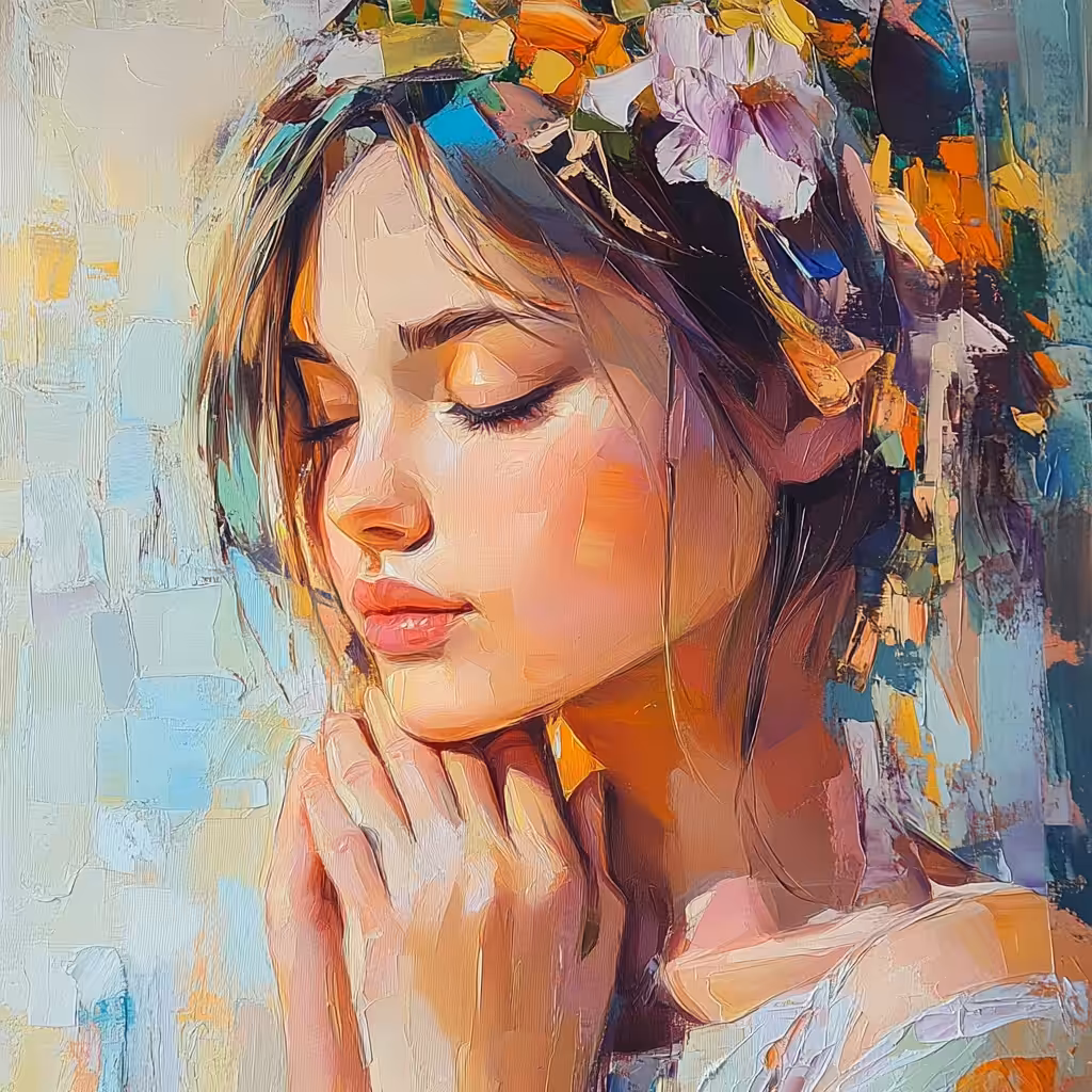 Girl spring