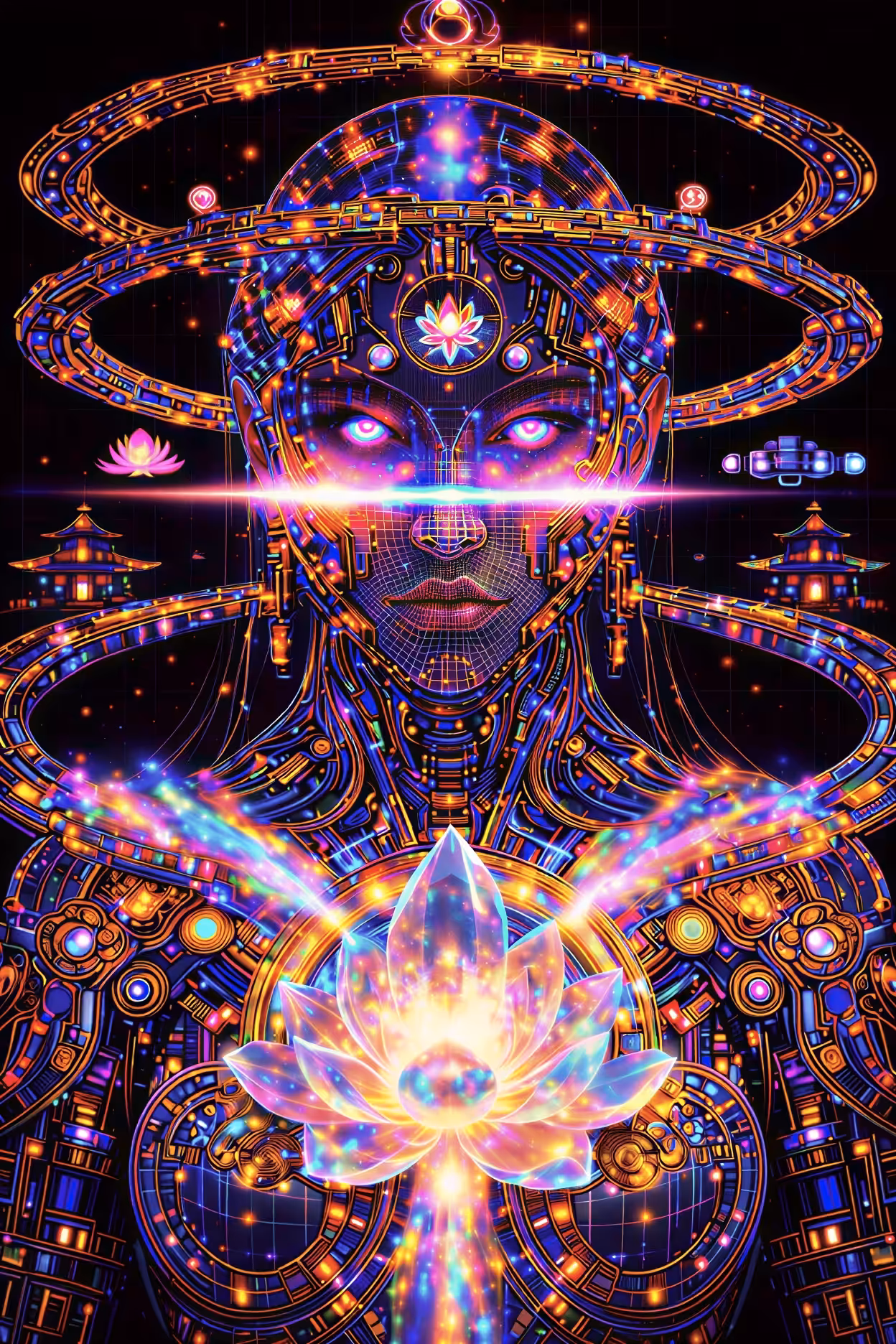 Flor do Lótus — Cybernetic Temple: Flor do Lótus XIV – Cosmic Alignment