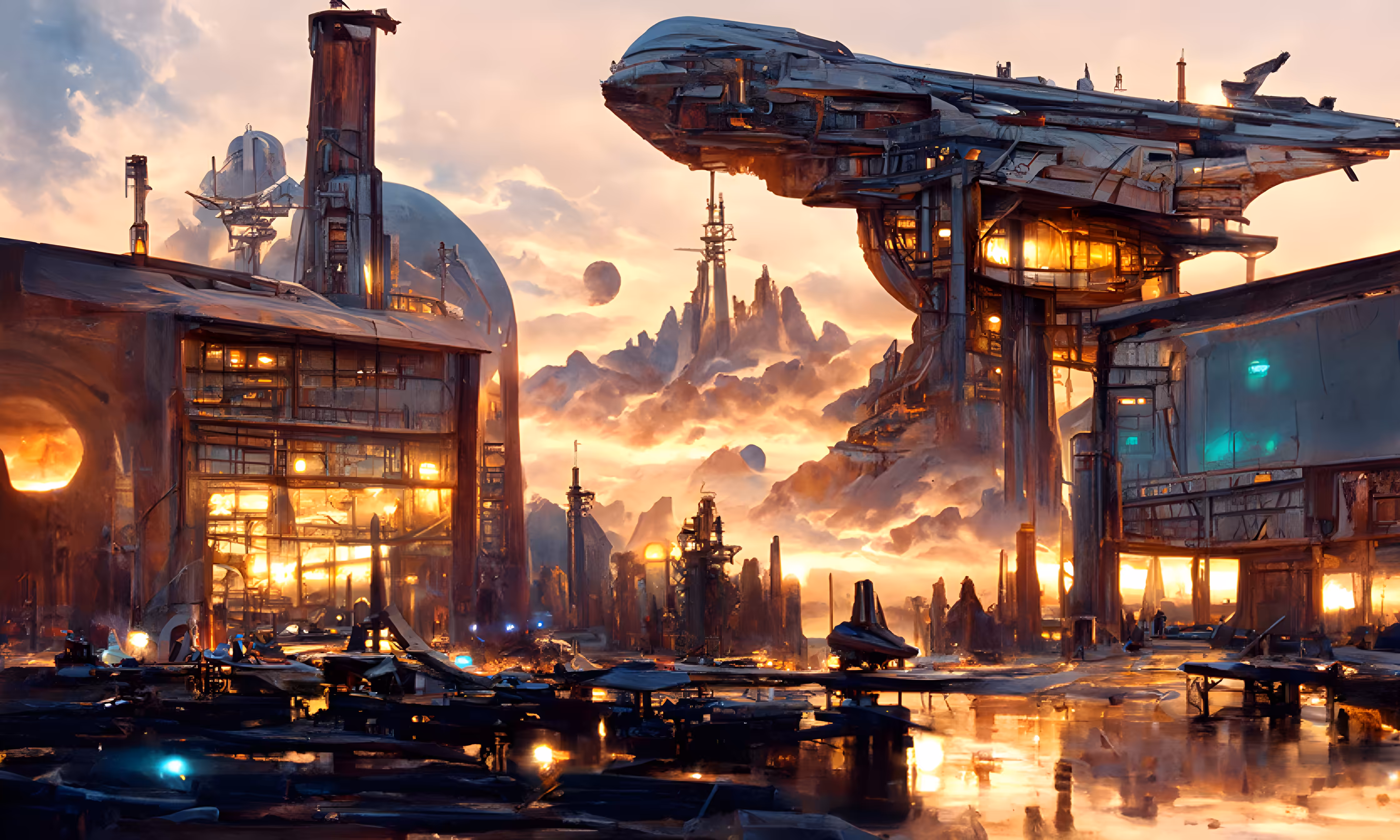 Gerald Thompson Space port