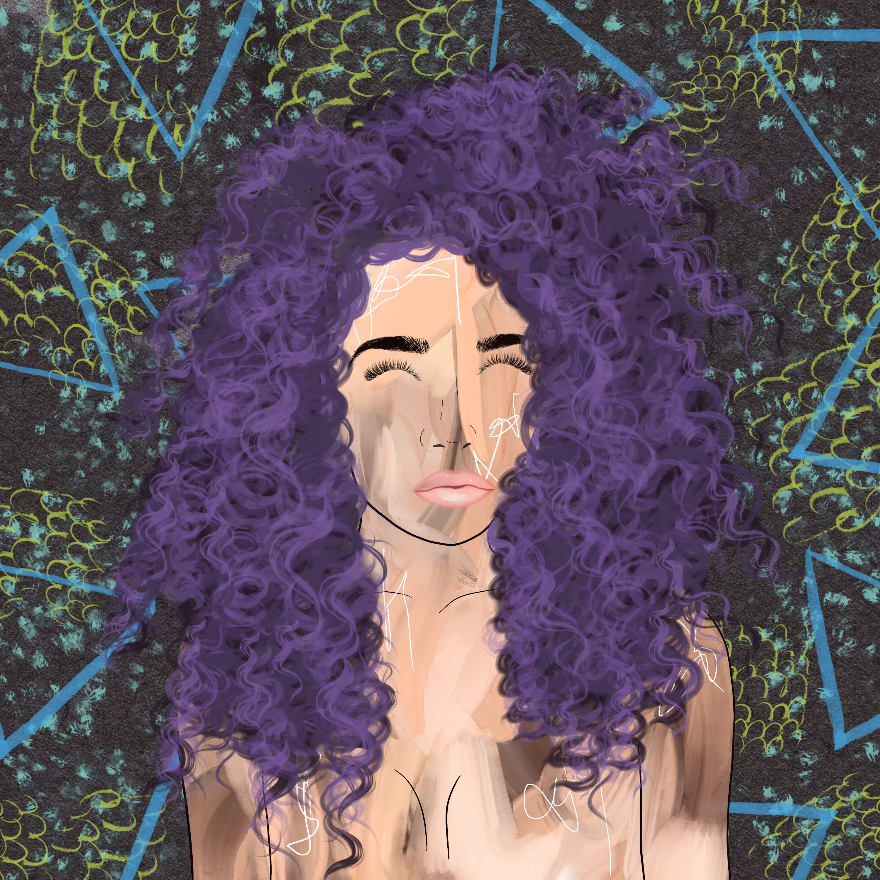 Curly Goddess #037