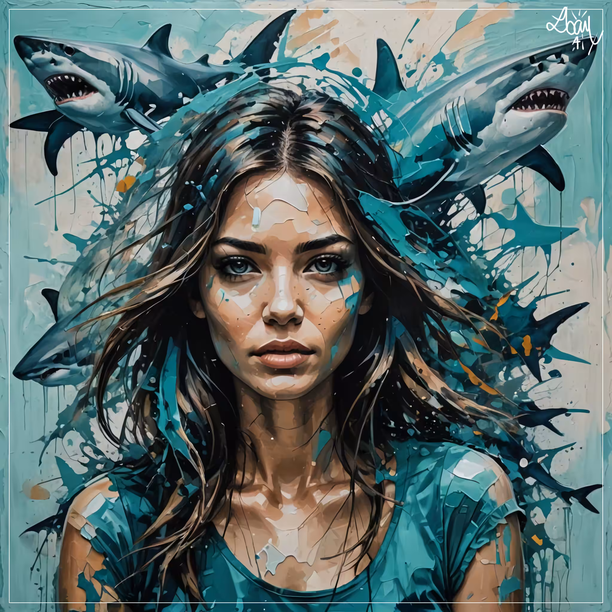 Sharks and Girl