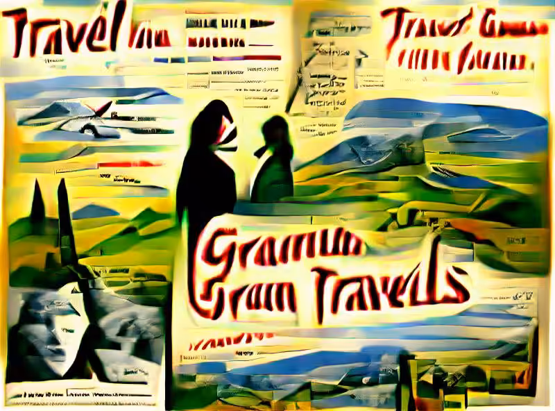 Abraham's First Works: travels with my aunt by graham greene poster