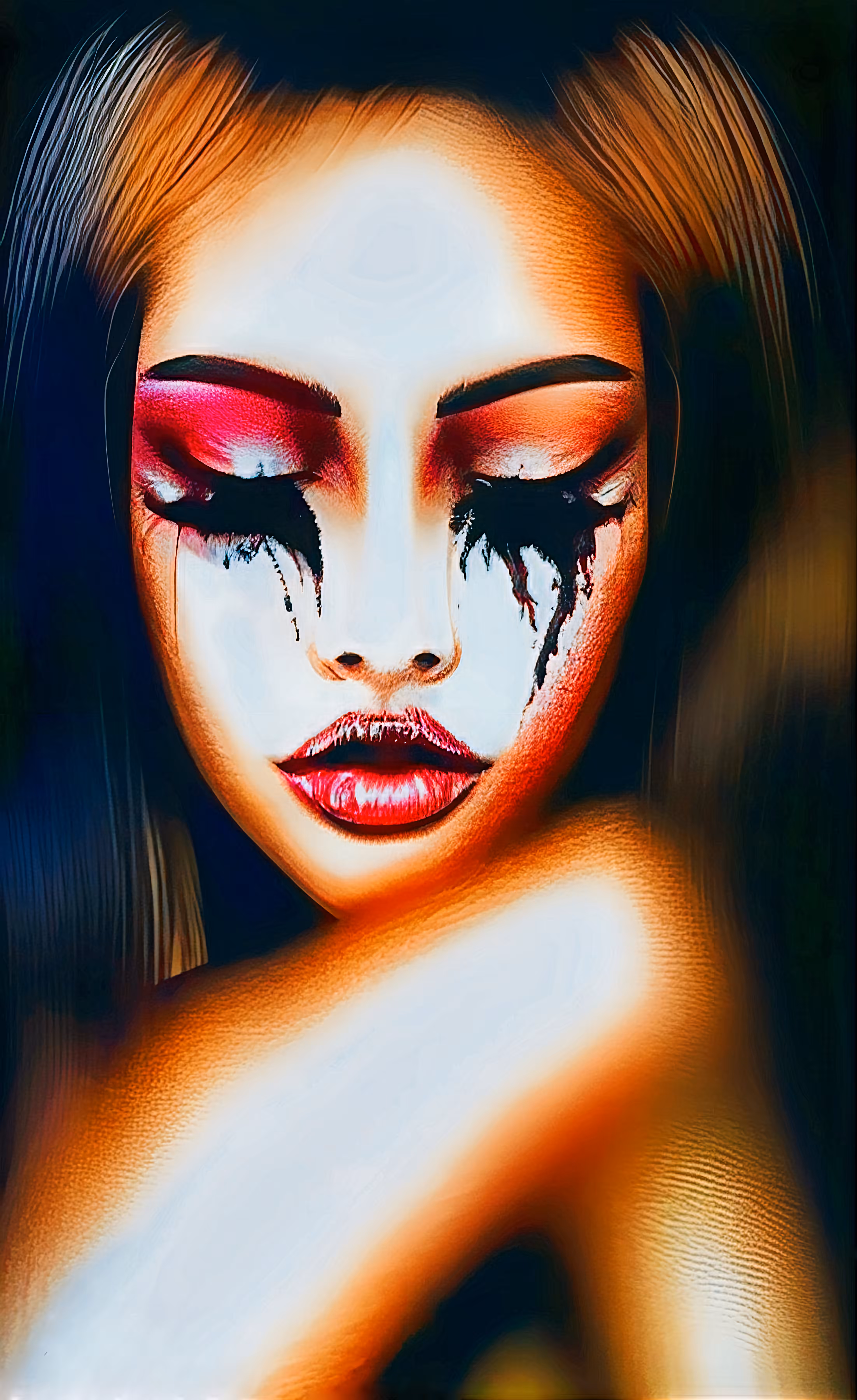 Crying woman