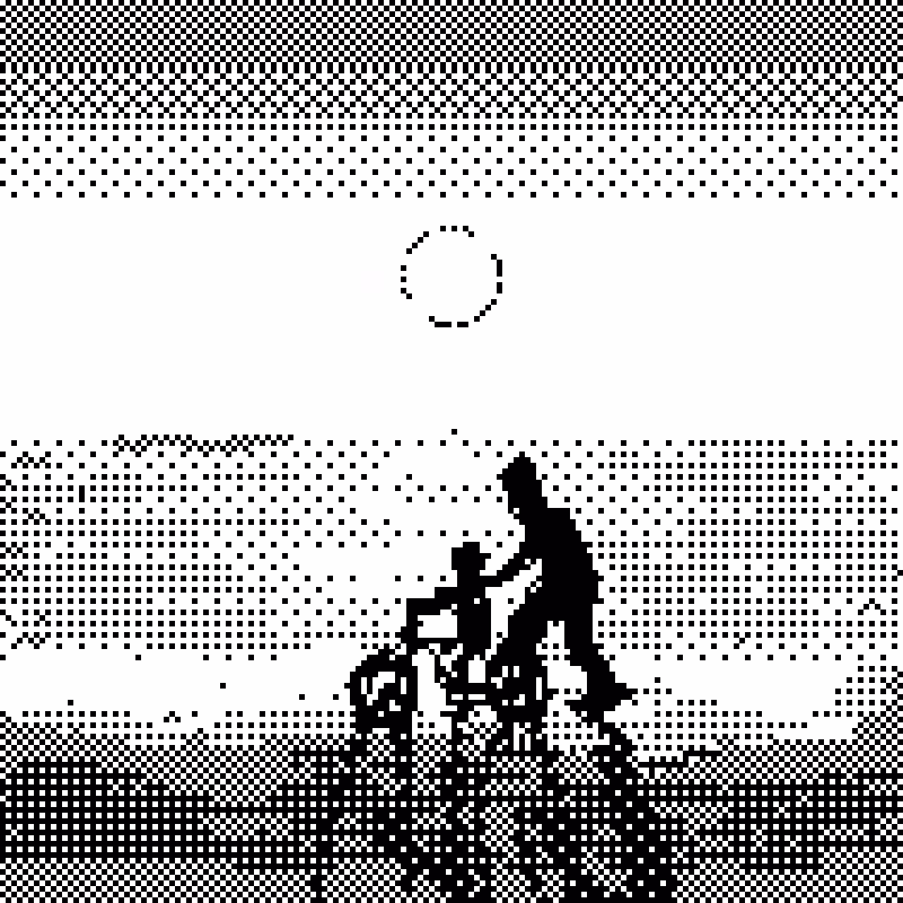 PalmOS Art: Learn How to Bike with Dad