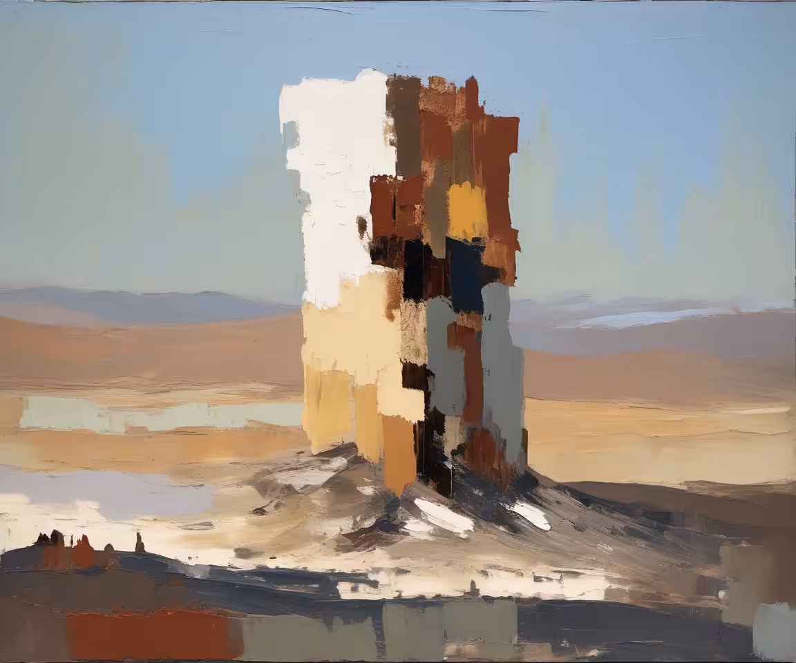Painted Slabs #13