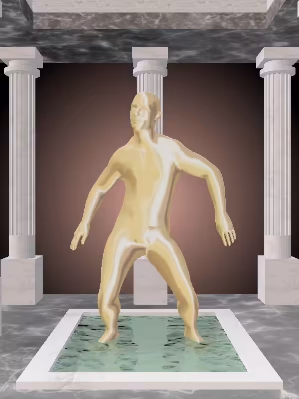 HeavenComputer: The Dancing Real Gold Man #6726