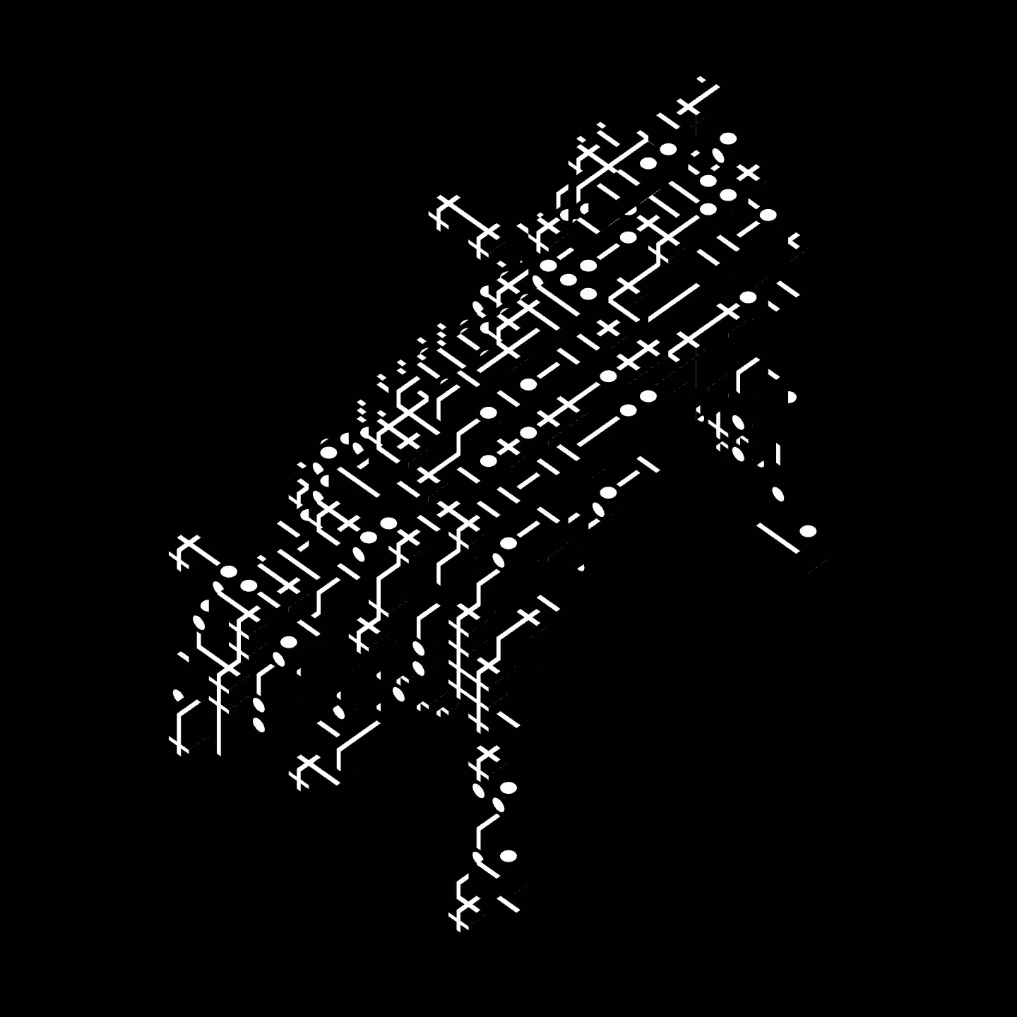 Realtime OBJKT N°18 'VoxelPrint: Black Bull'