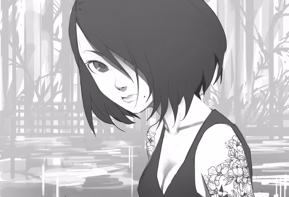 Tattoo girl