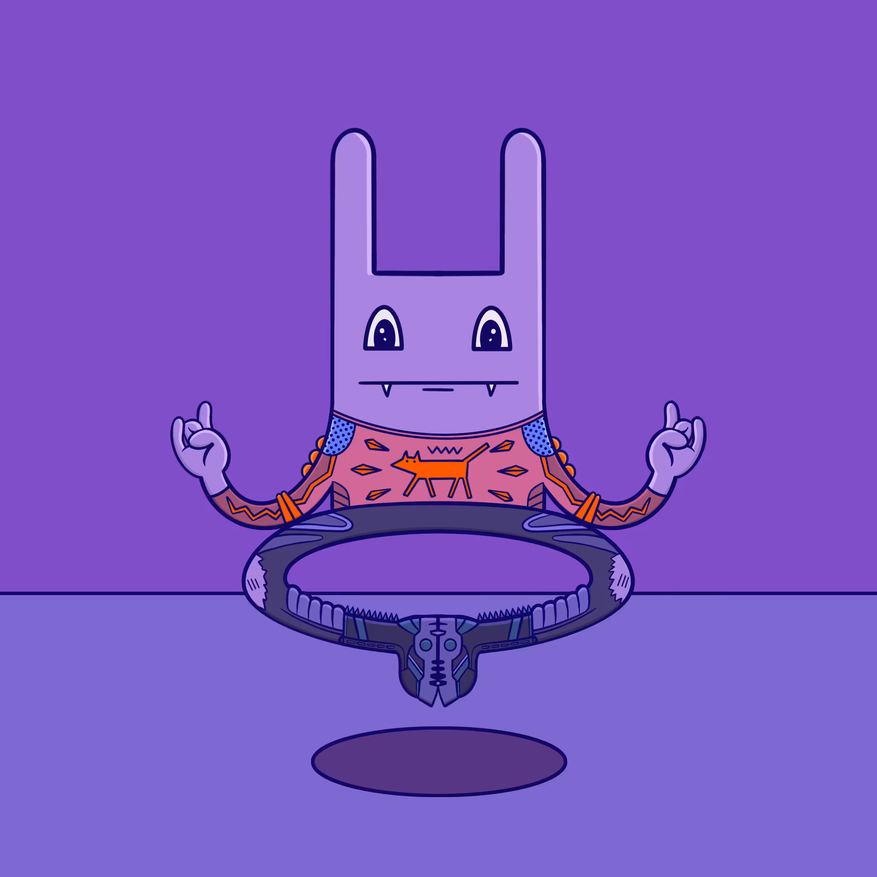 Meditation Rabbit #107
