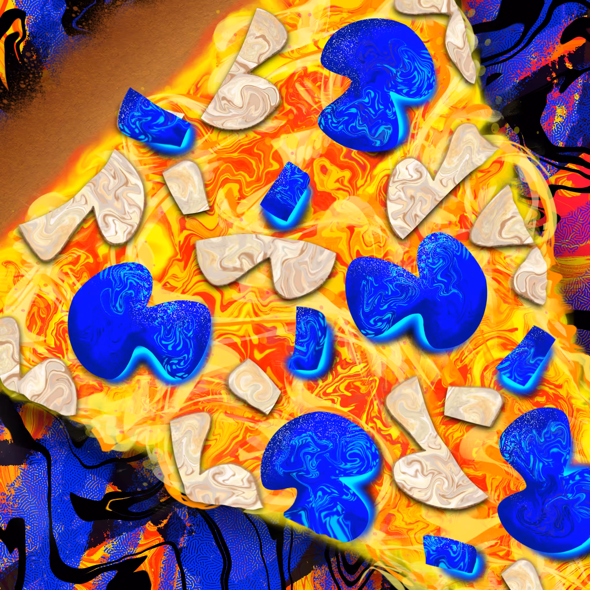 completely normal leftover pizza