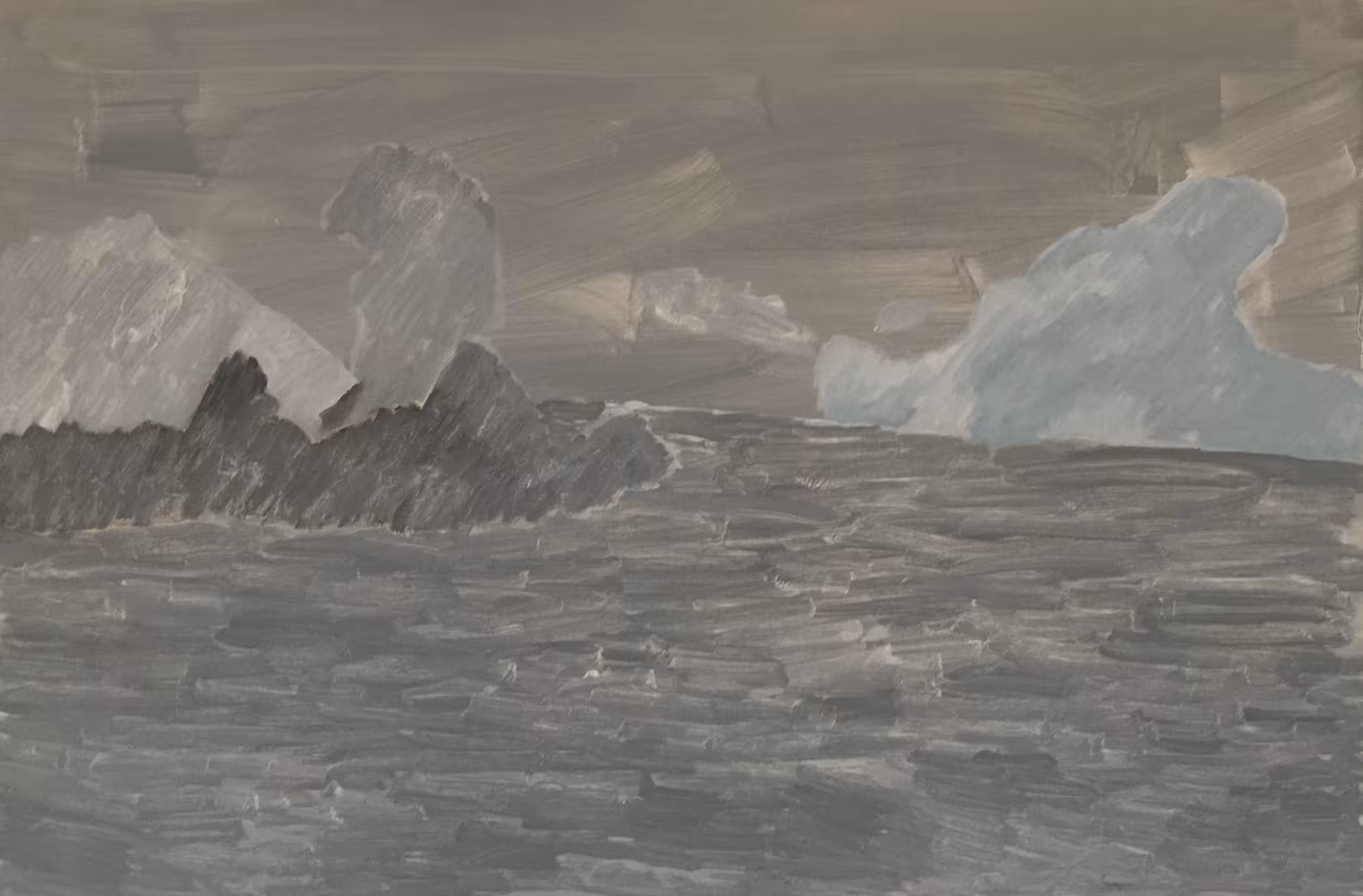 Icebergs.