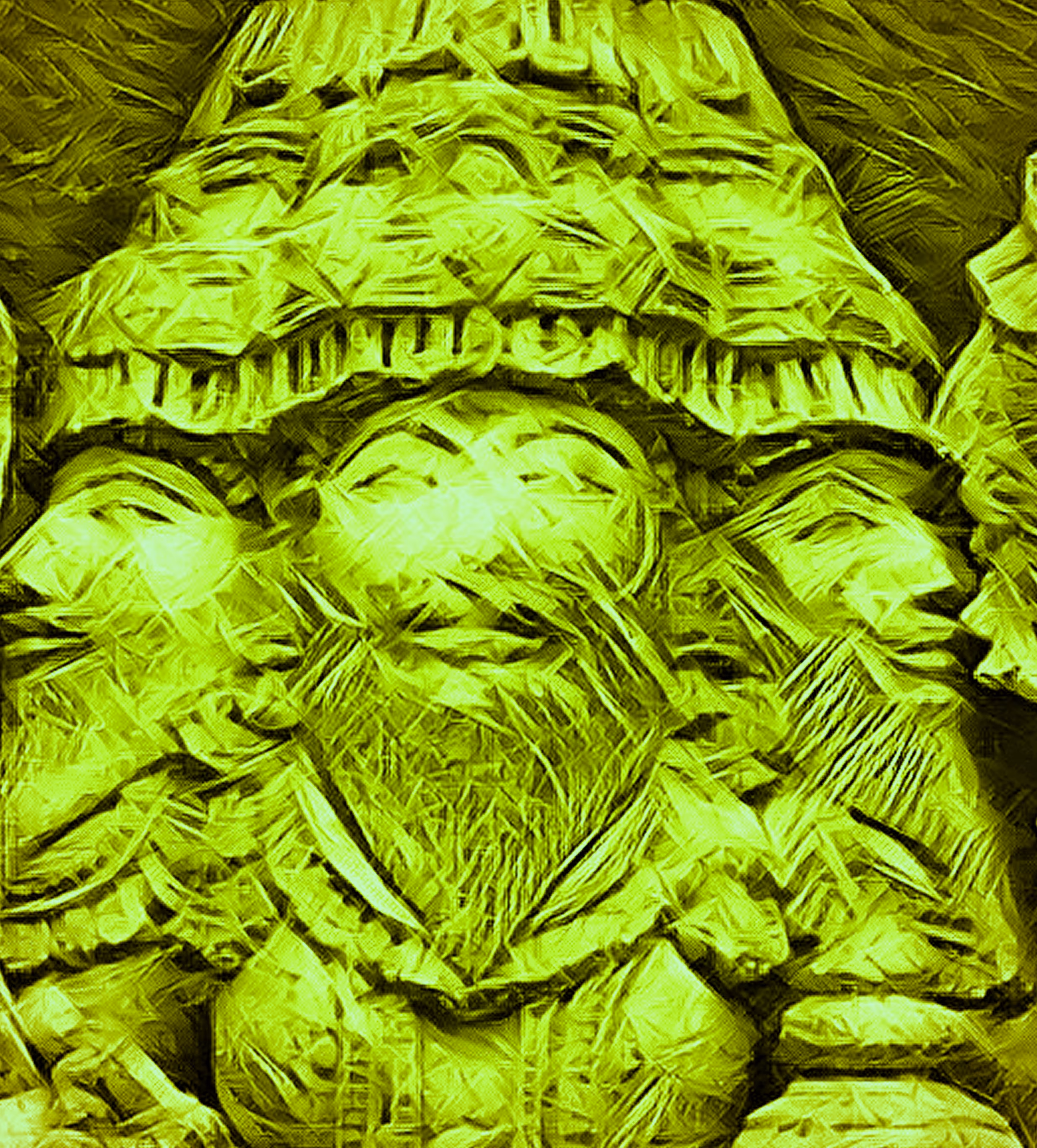 1/100 God Brahma Crypto Gods Portrait Emerald Series by SOLLOG for Tezos