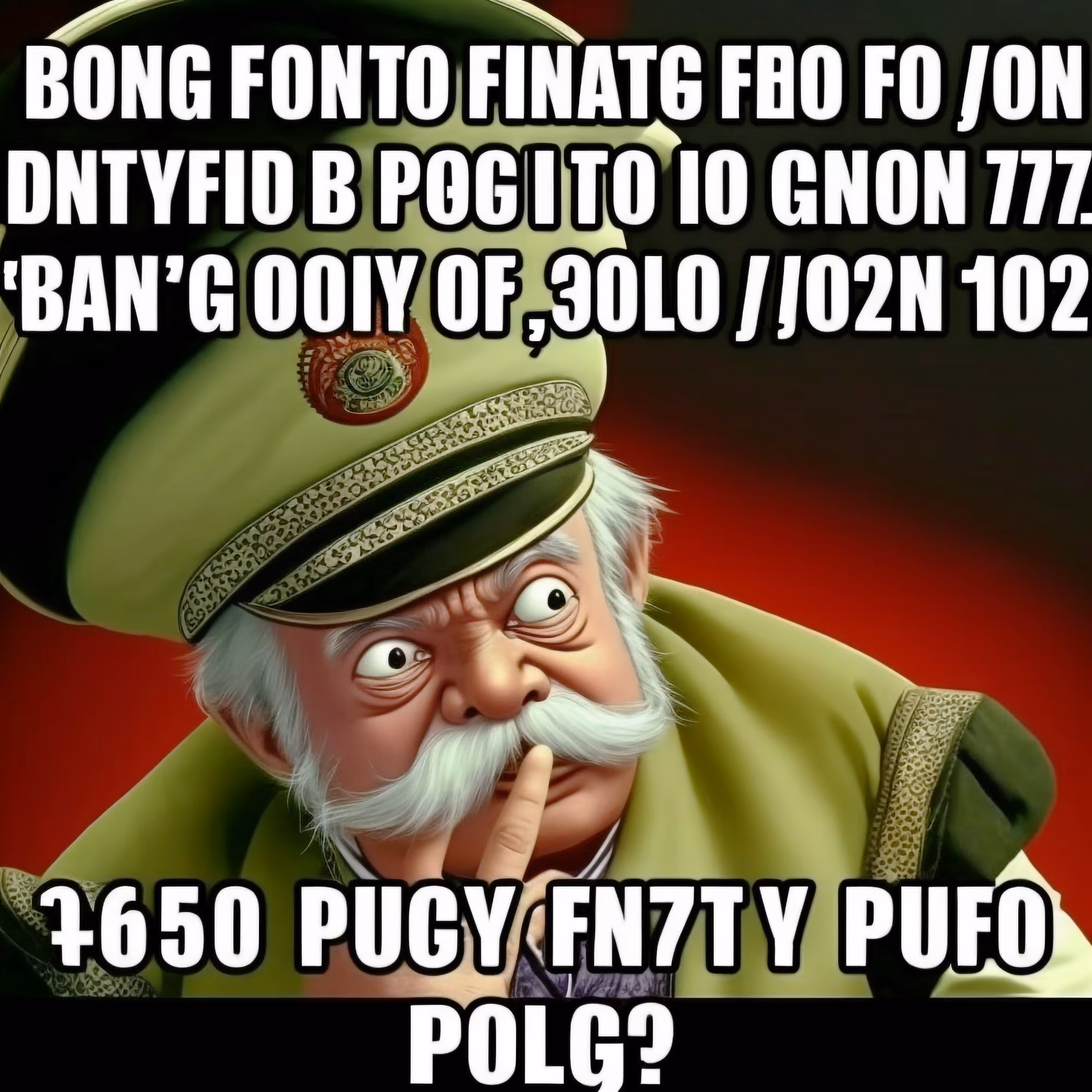 THIS IS F@RT PART 2 #1: Fonto Finatg Pugy and the Worried Generalissimo