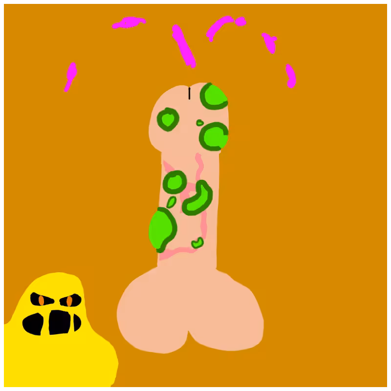 Decayed Dickgenerative Art #23