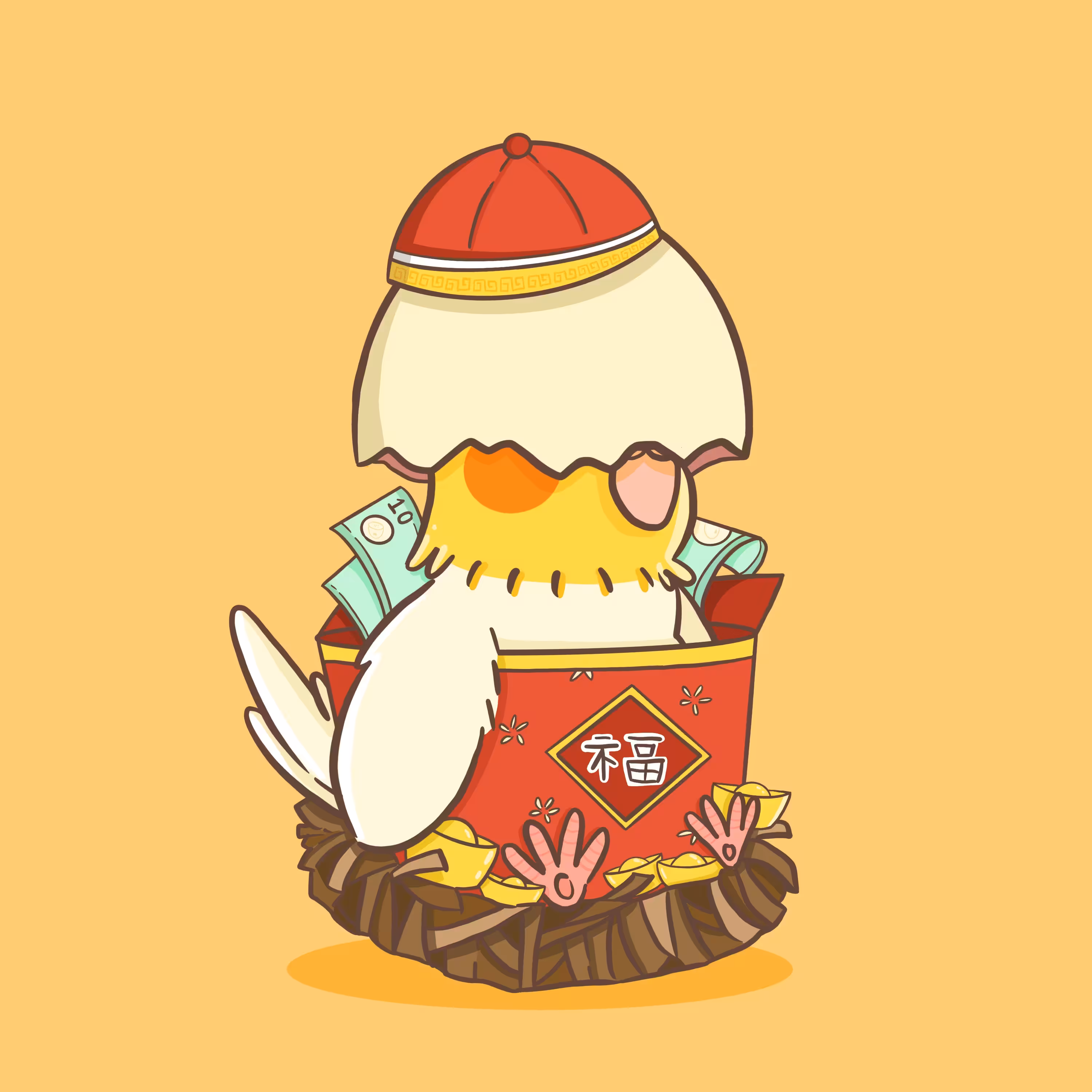 #28 Born to be rich bird!