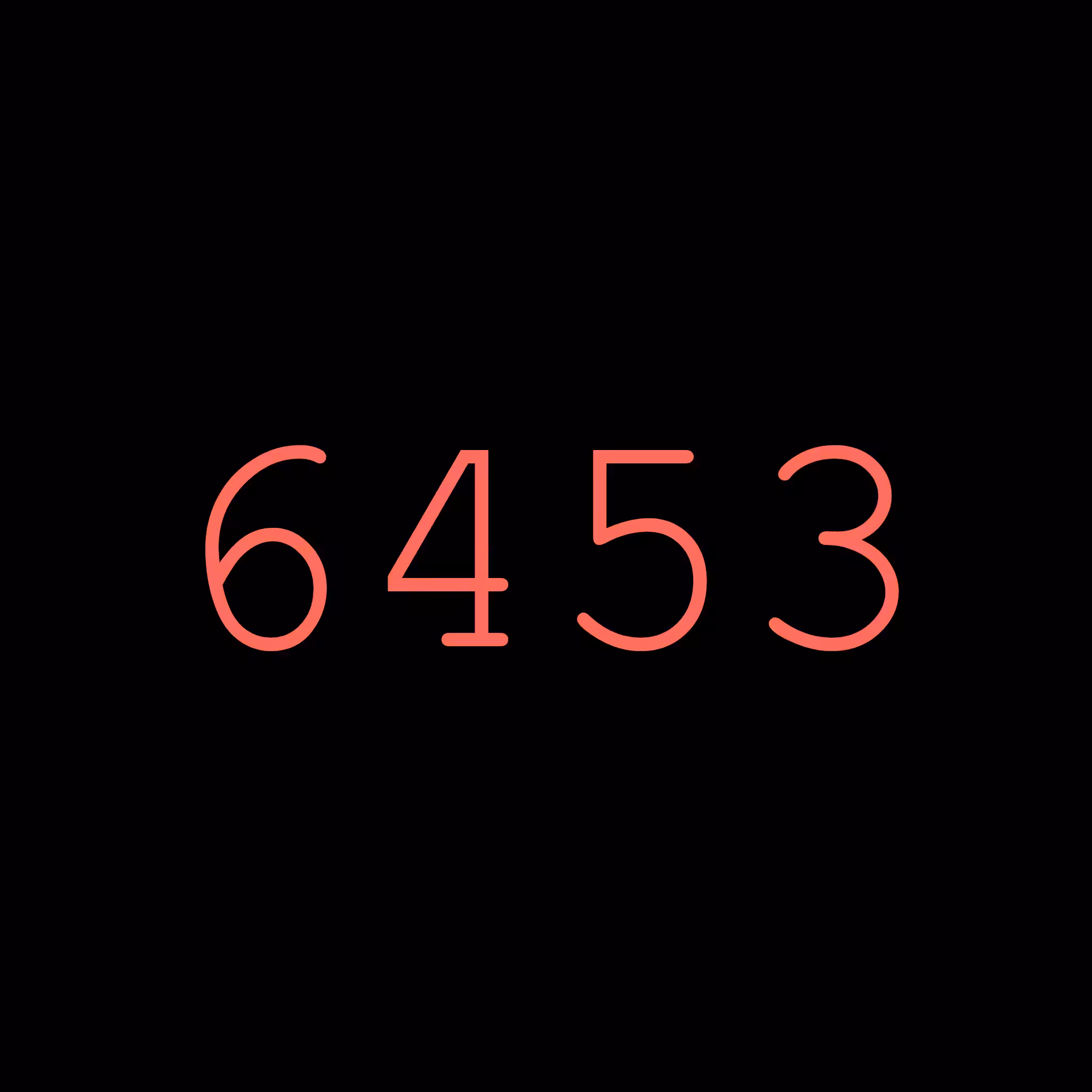 6453