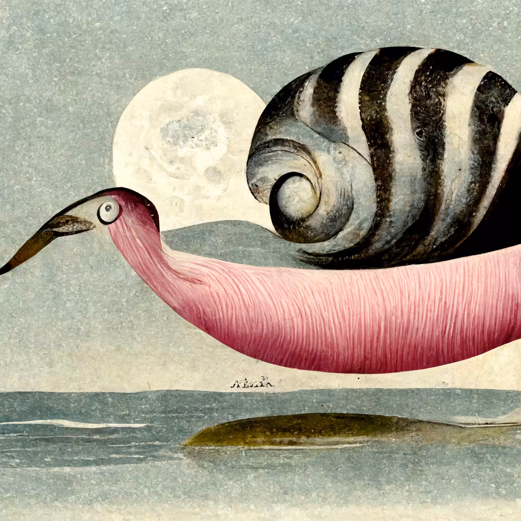 DooLittle pink snail #1