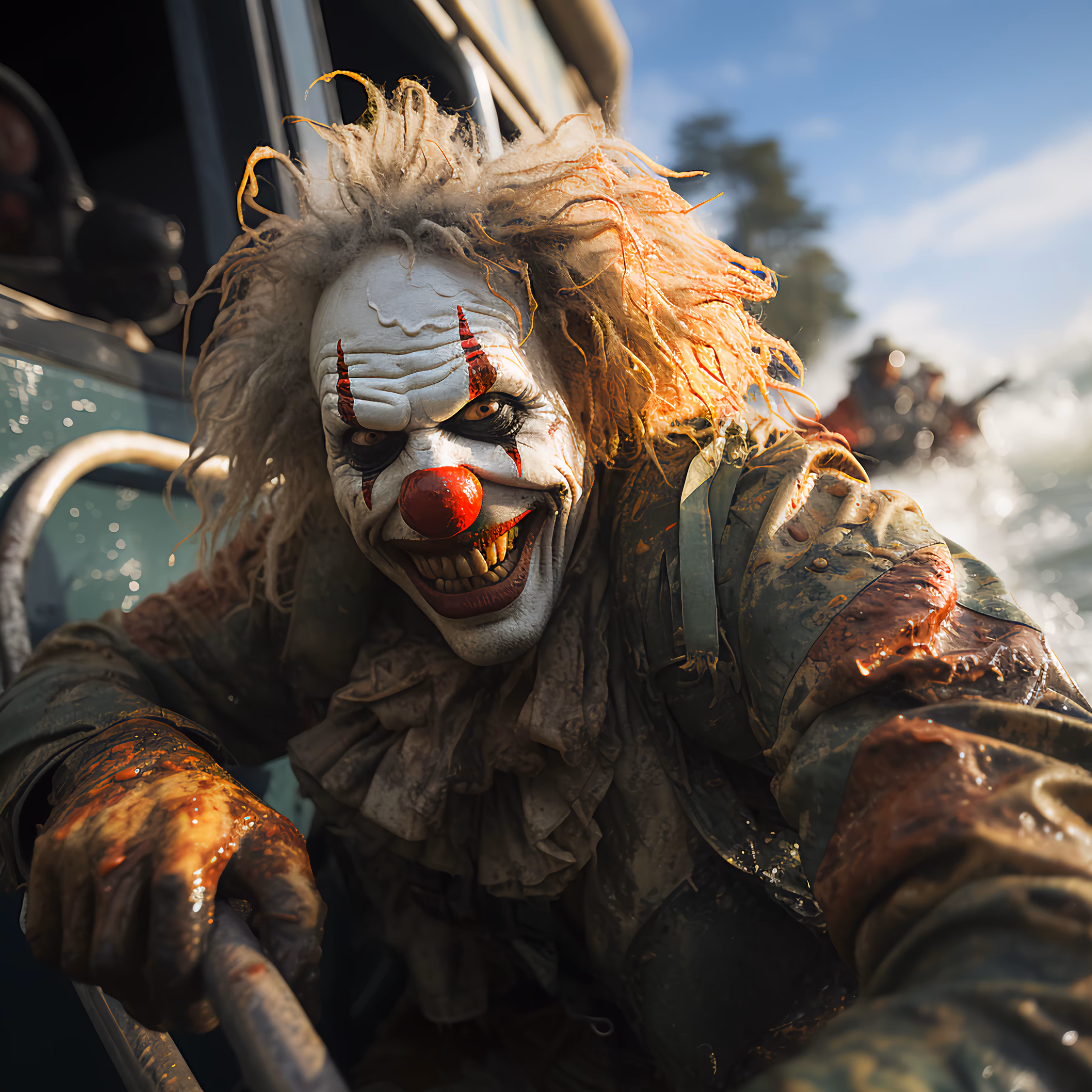 Clowns on Boats II