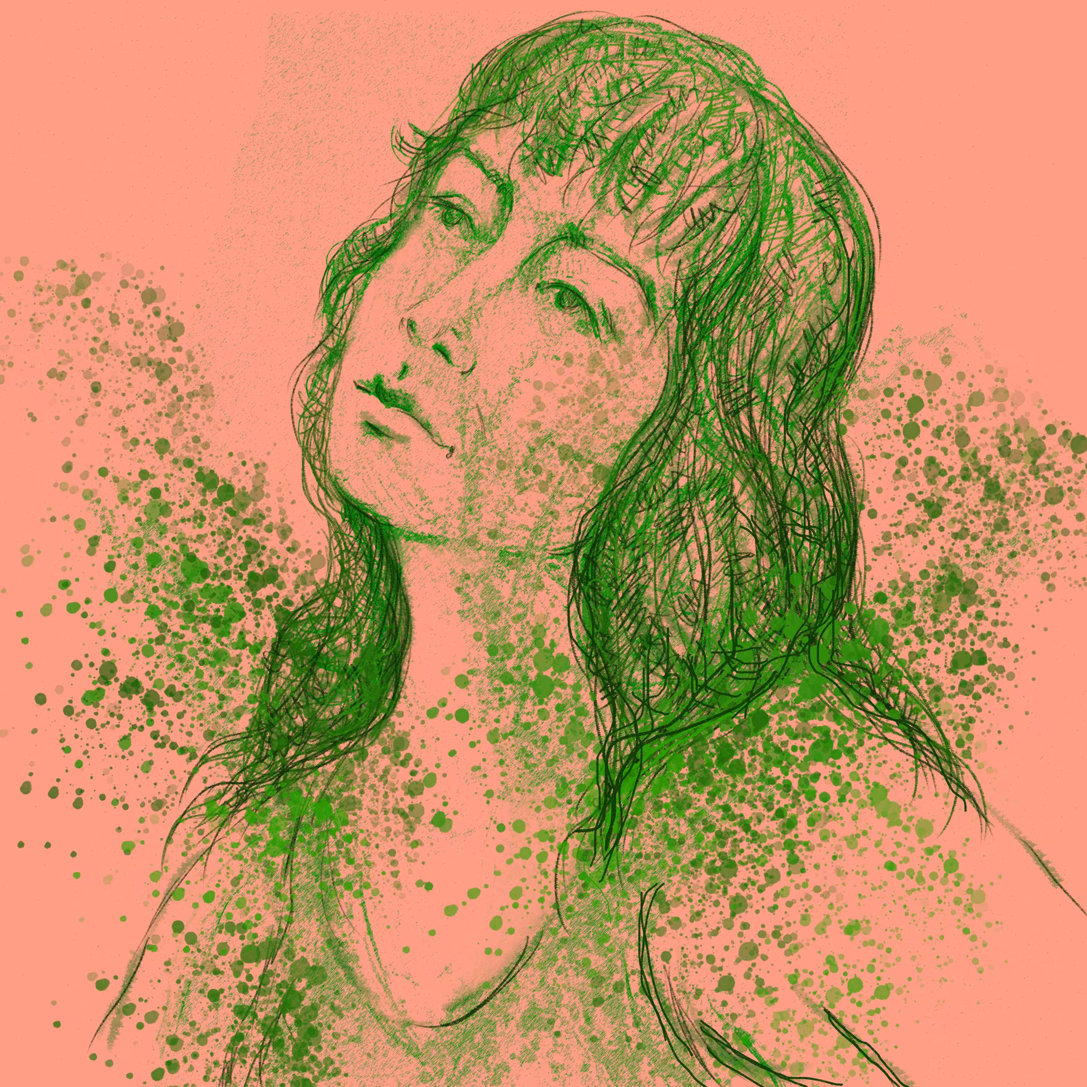 green woman