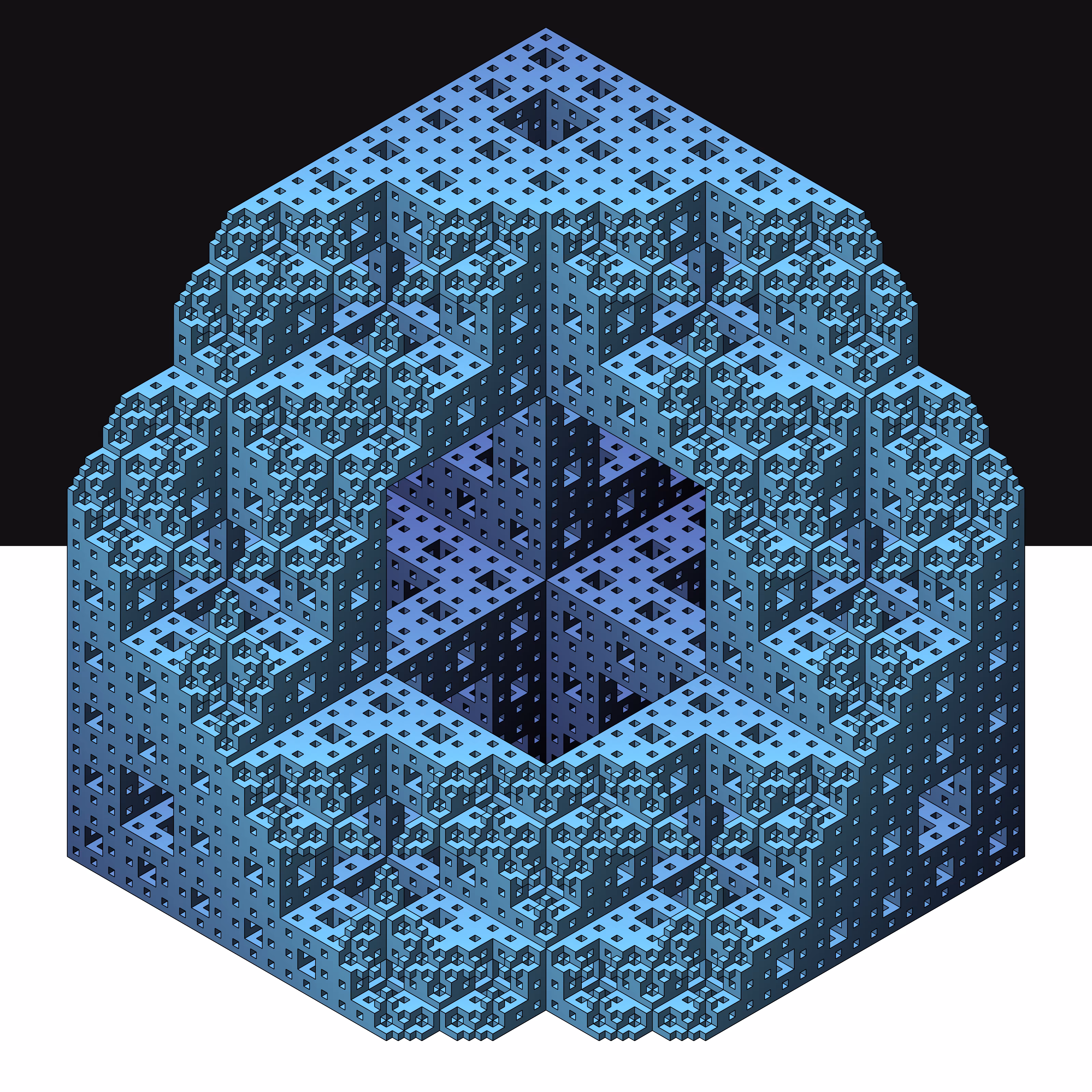 Partial Menger Sponge (Isometric)