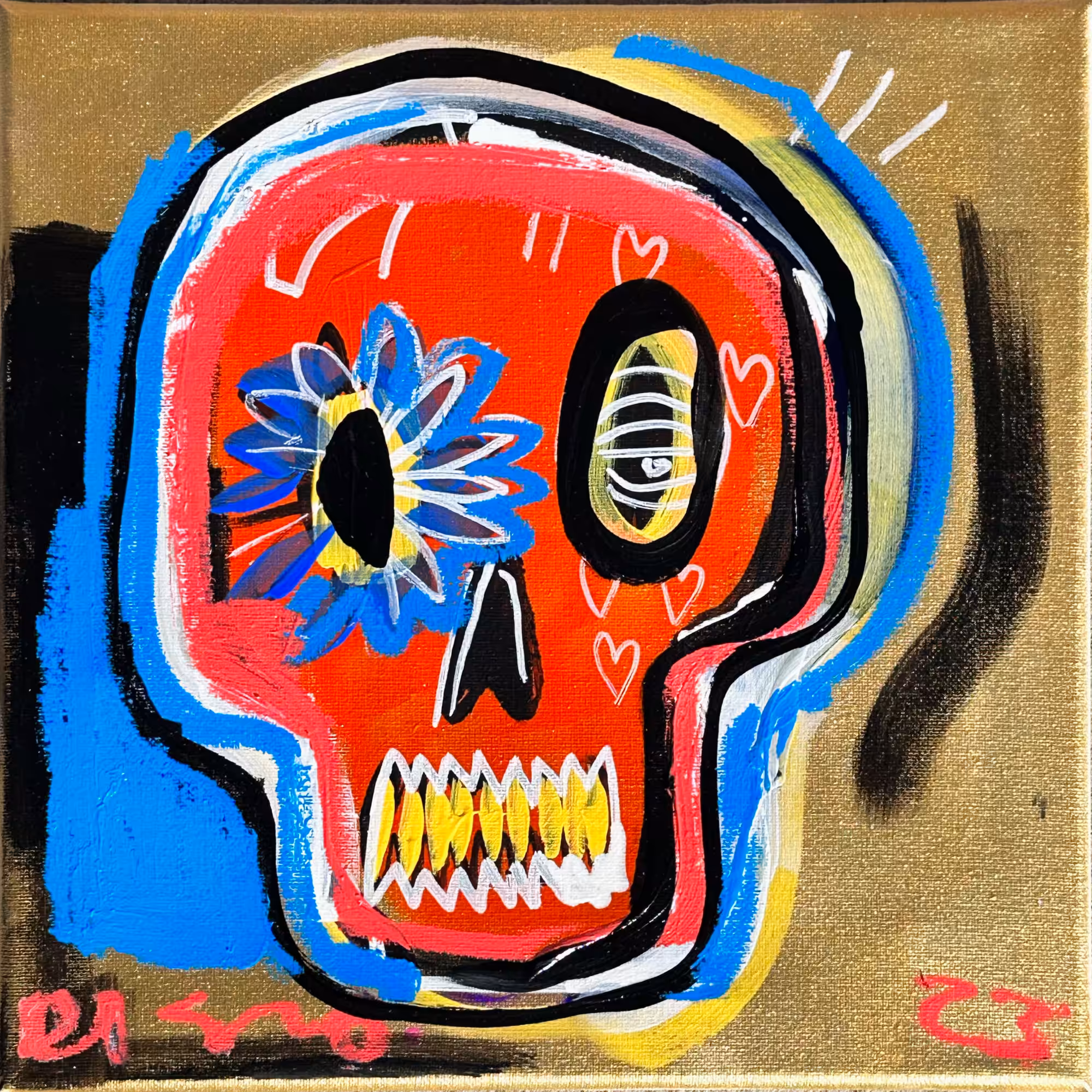 Golden skull 
