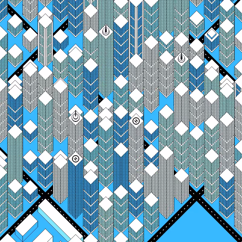 A City from Above #86