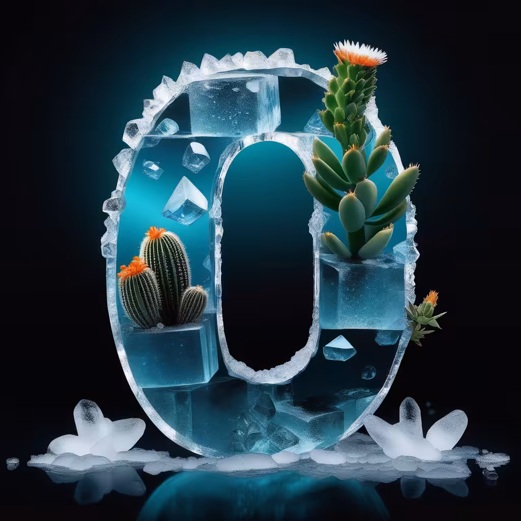 Scrabble collection - Cactus Alphabet: O