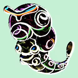 neon caterpie