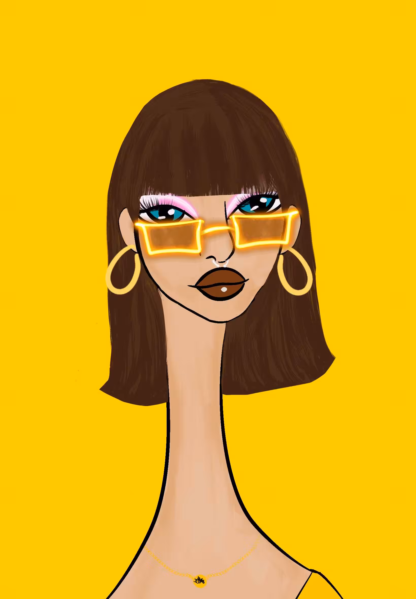 Long Neckie Ladies: Long Neckie Lady #1492