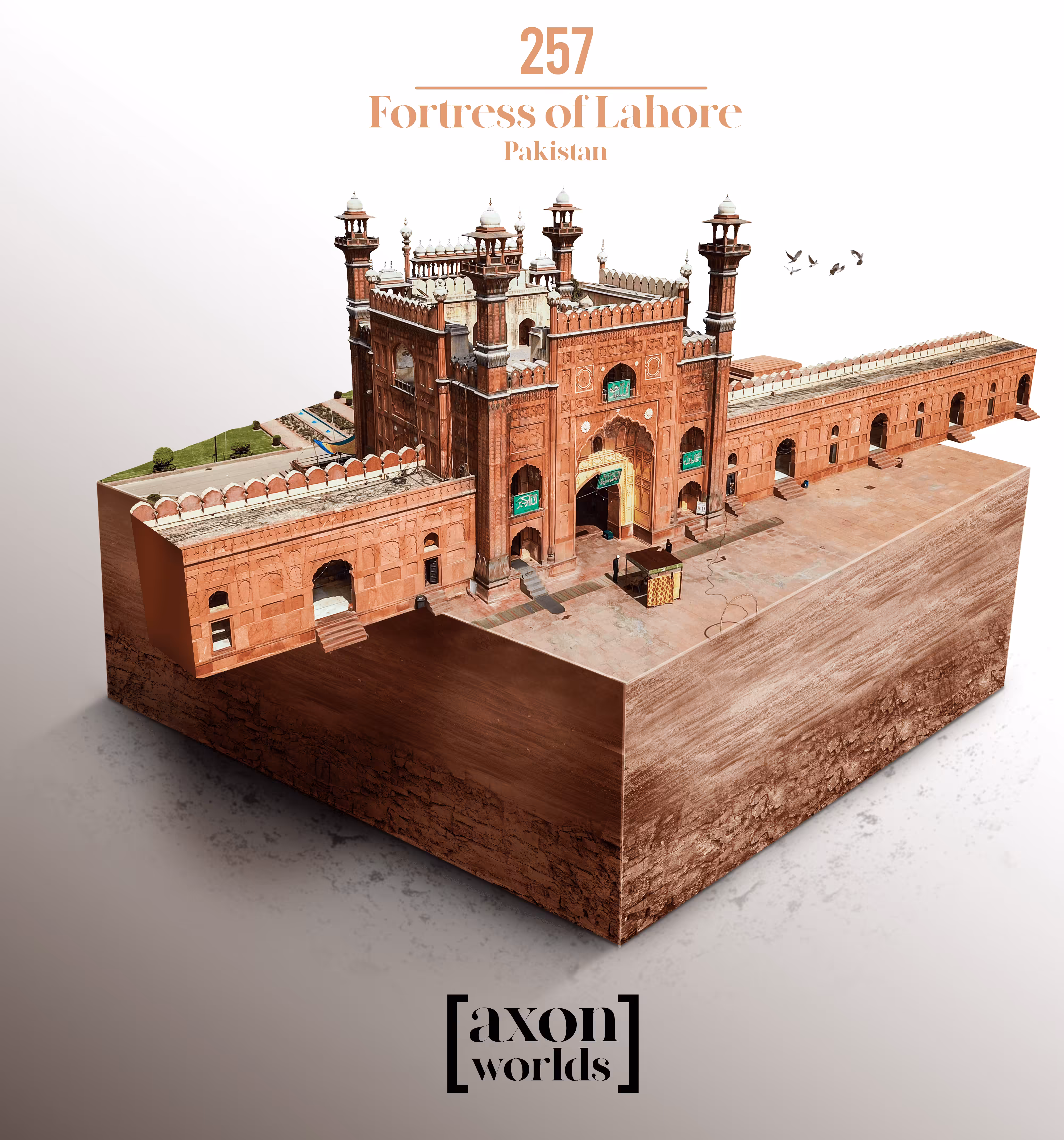 AXON WORLD | 257/1423 | FORTRESS OF LAHORE | PAKISTAN | MICRO WORLD