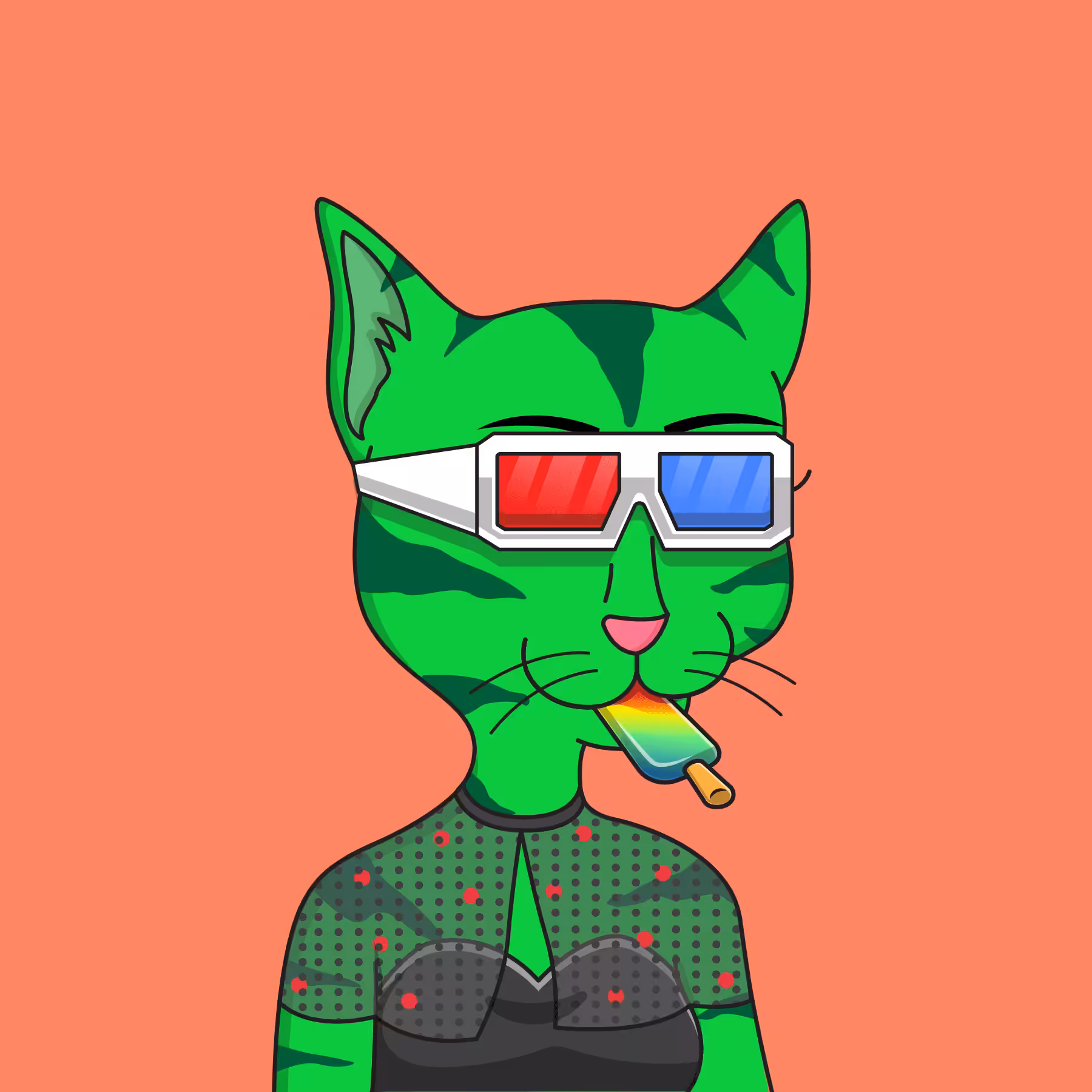 Girl Cat #629