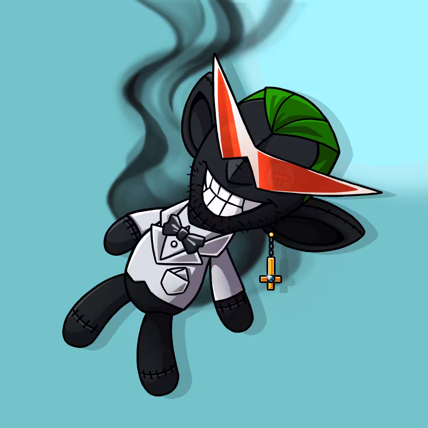 #919 Sneaky Vampire Teddy