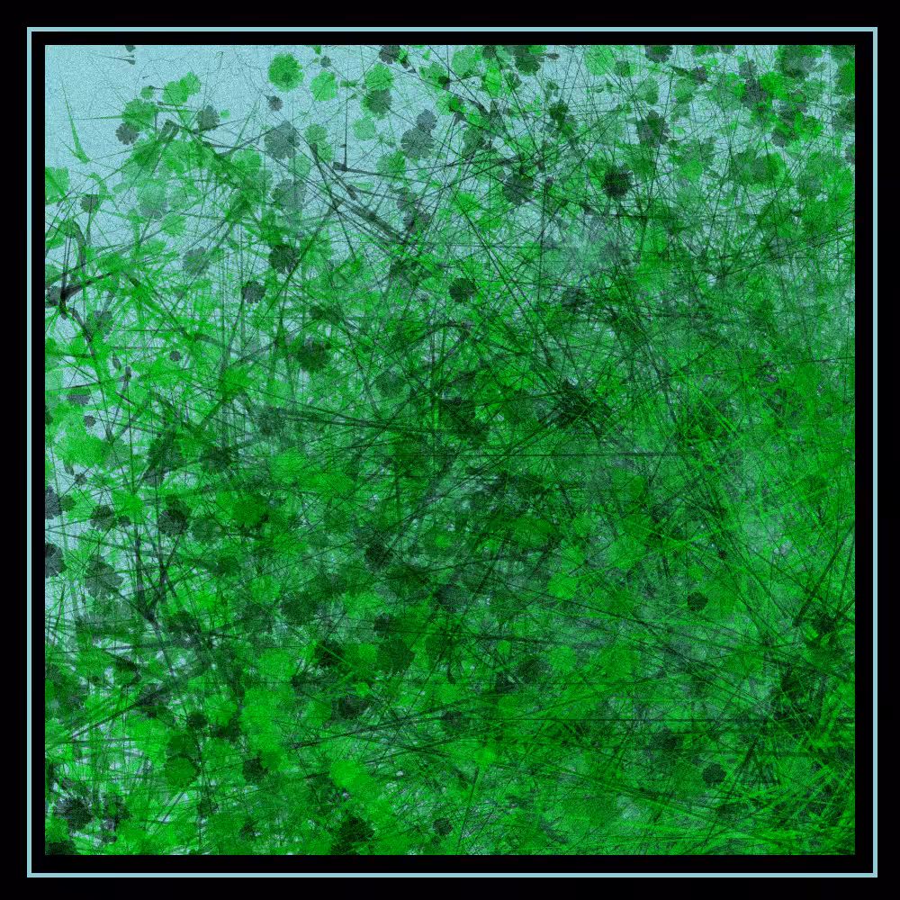 Abstract painting - vegetation #6