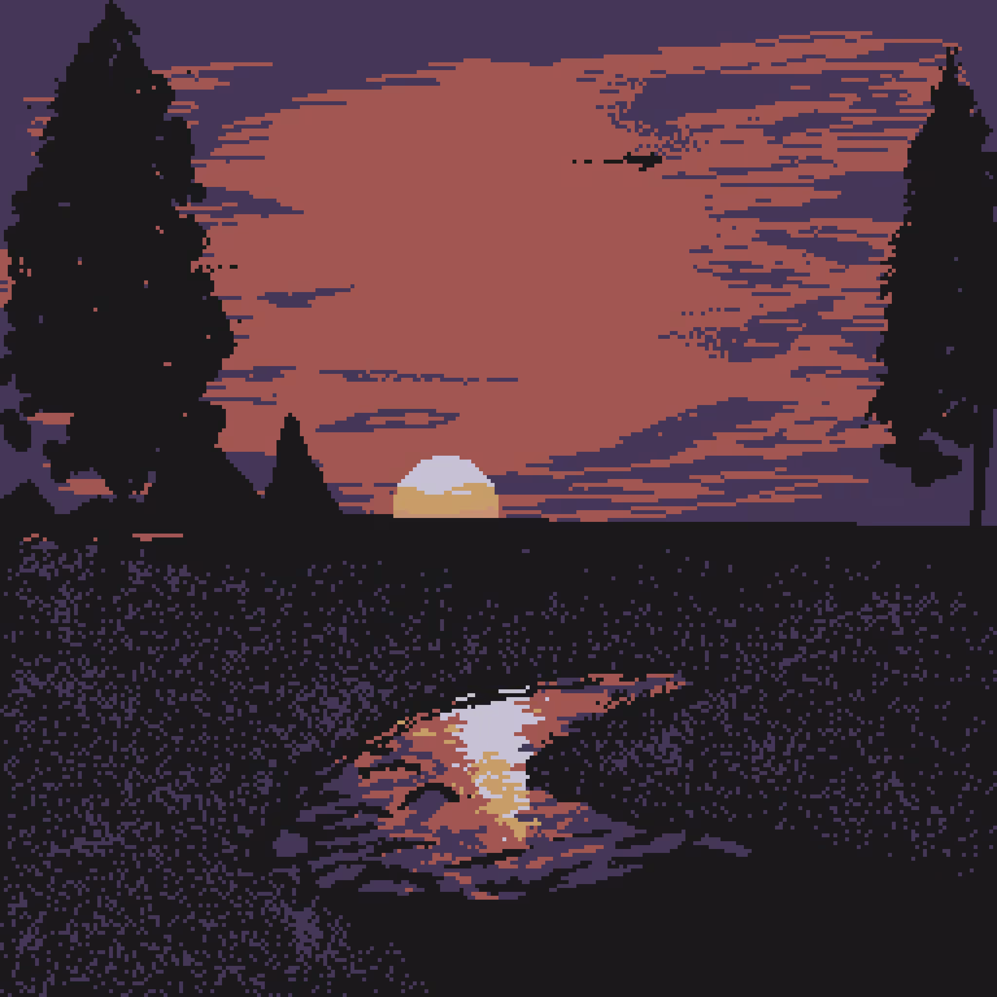 Pixel Sunset #96