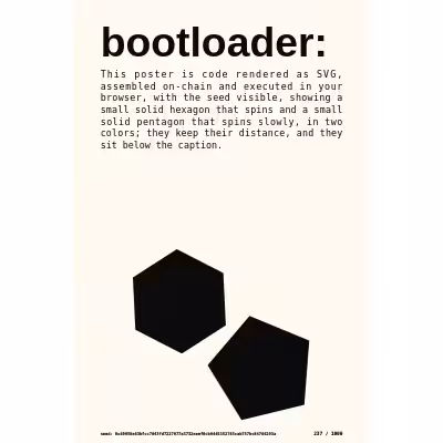 bootloader: selfie #237